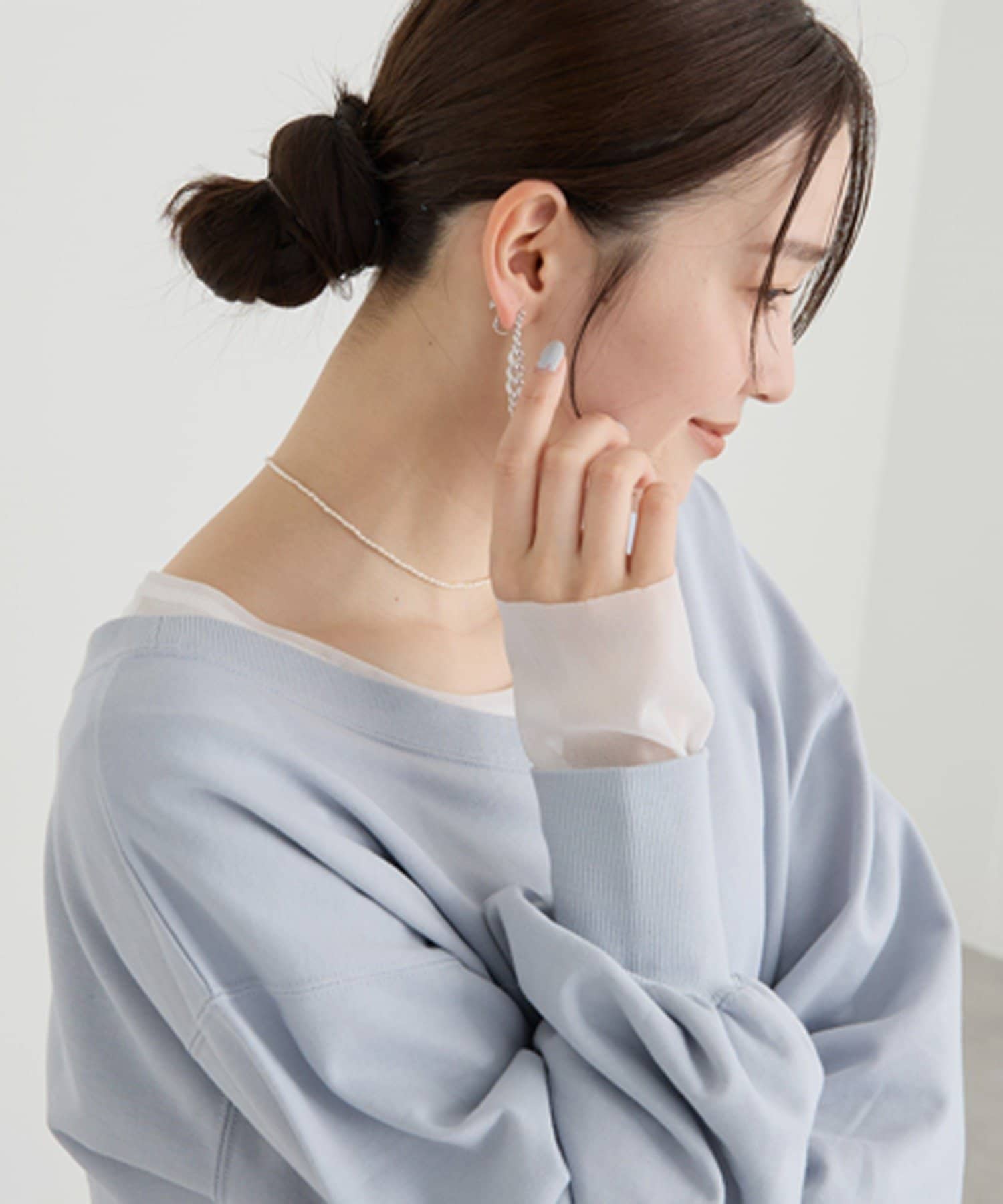 OUTLET(アウトレット) 【RIVE DROITE】ボートネック2wayスウェット