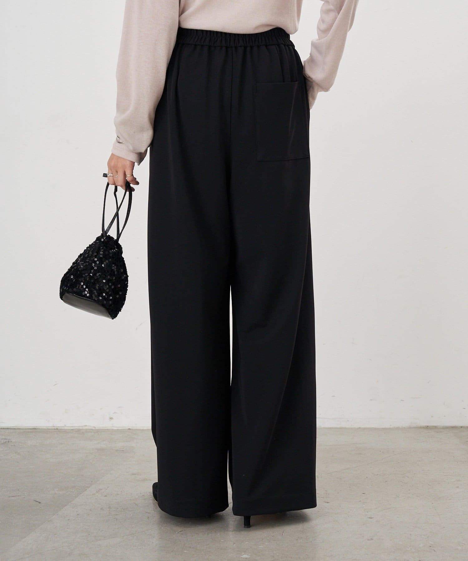 OUTLET(アウトレット) 【SHENERY】ポンチ2タックパンツ