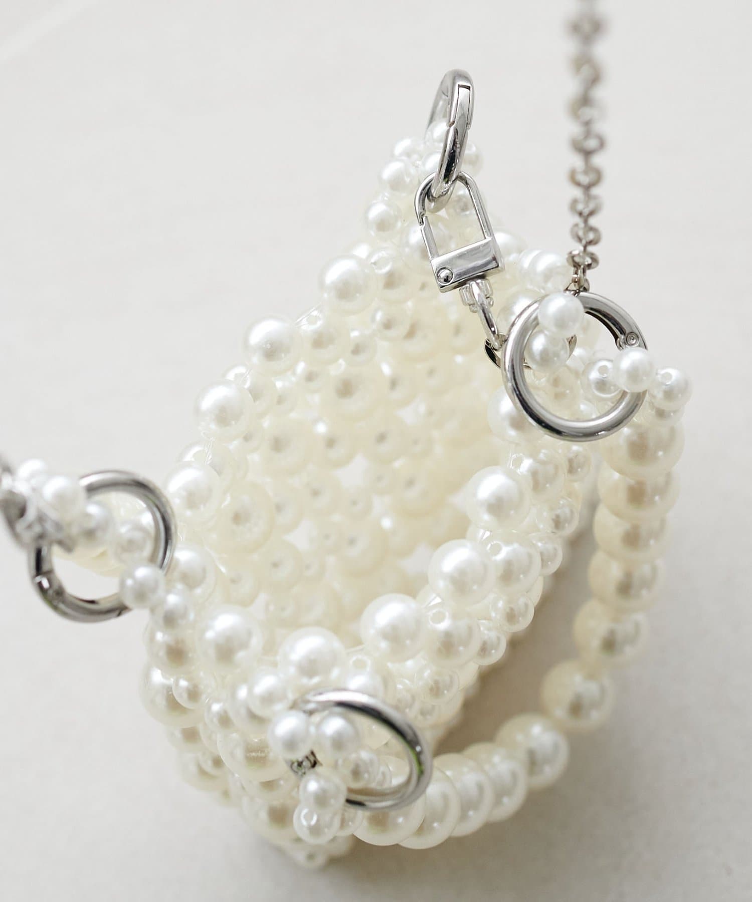 OUTLET(アウトレット) 【Discoat】丸ビーズミニバッグ