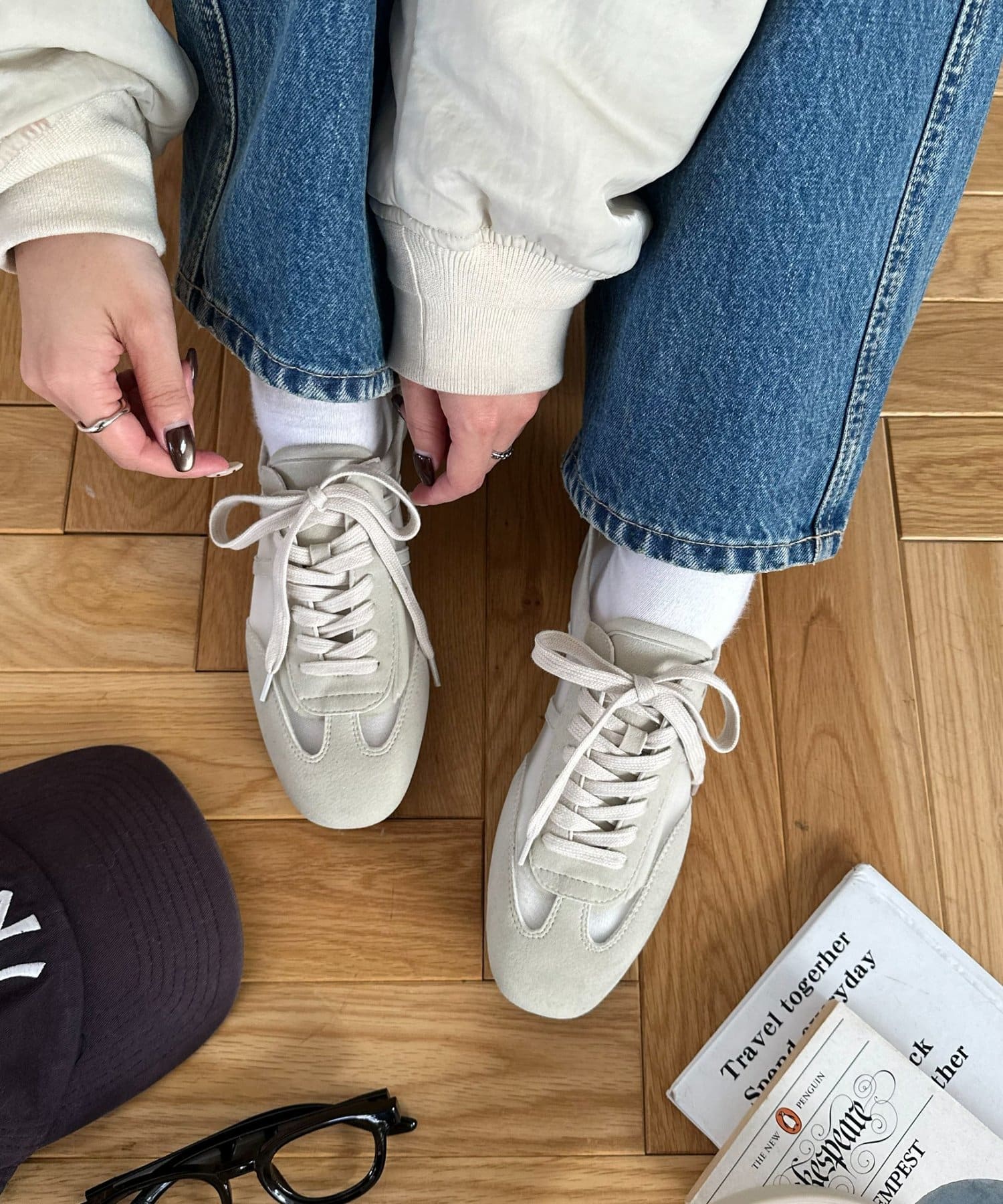 OUTLET(アウトレット) 【Discoat】シアーバレエスニーカー