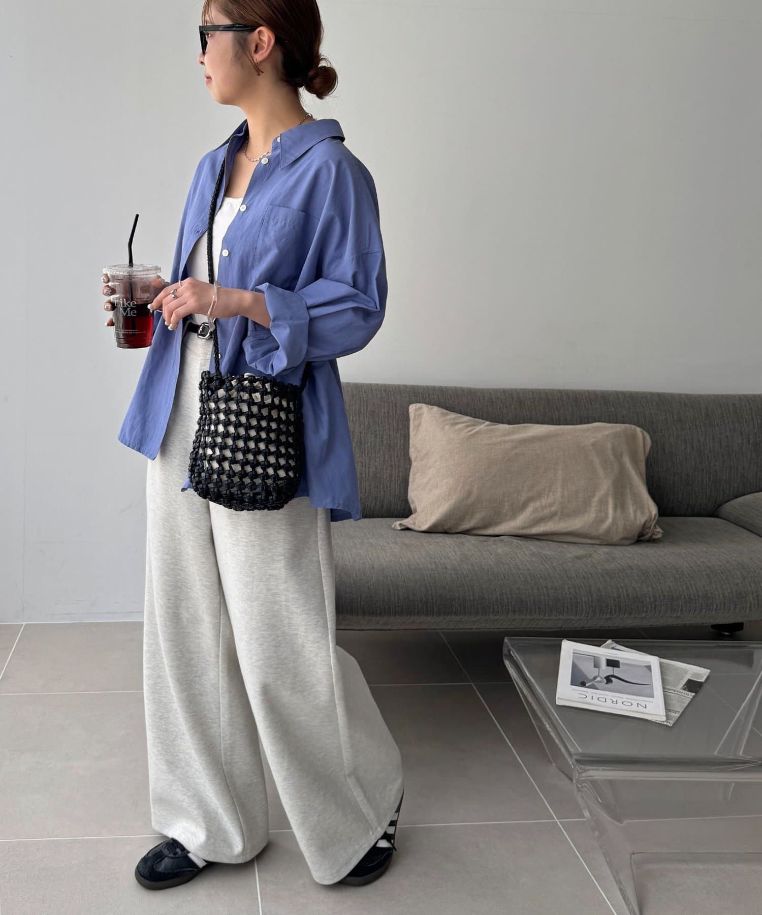 OUTLET(アウトレット) 【Discoat】メッシュブレードミニショルダーバッグ