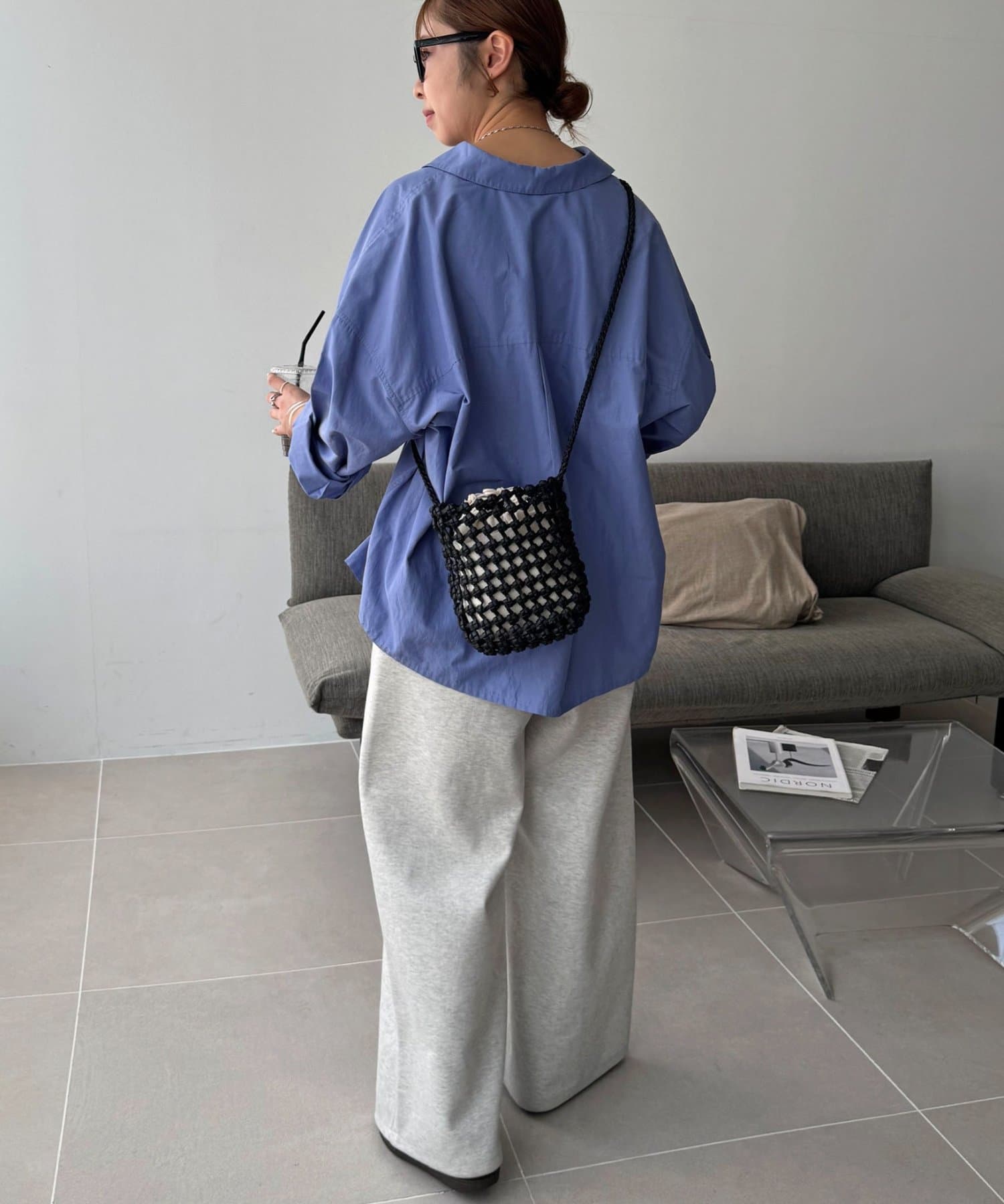 OUTLET(アウトレット) 【Discoat】メッシュブレードミニショルダーバッグ