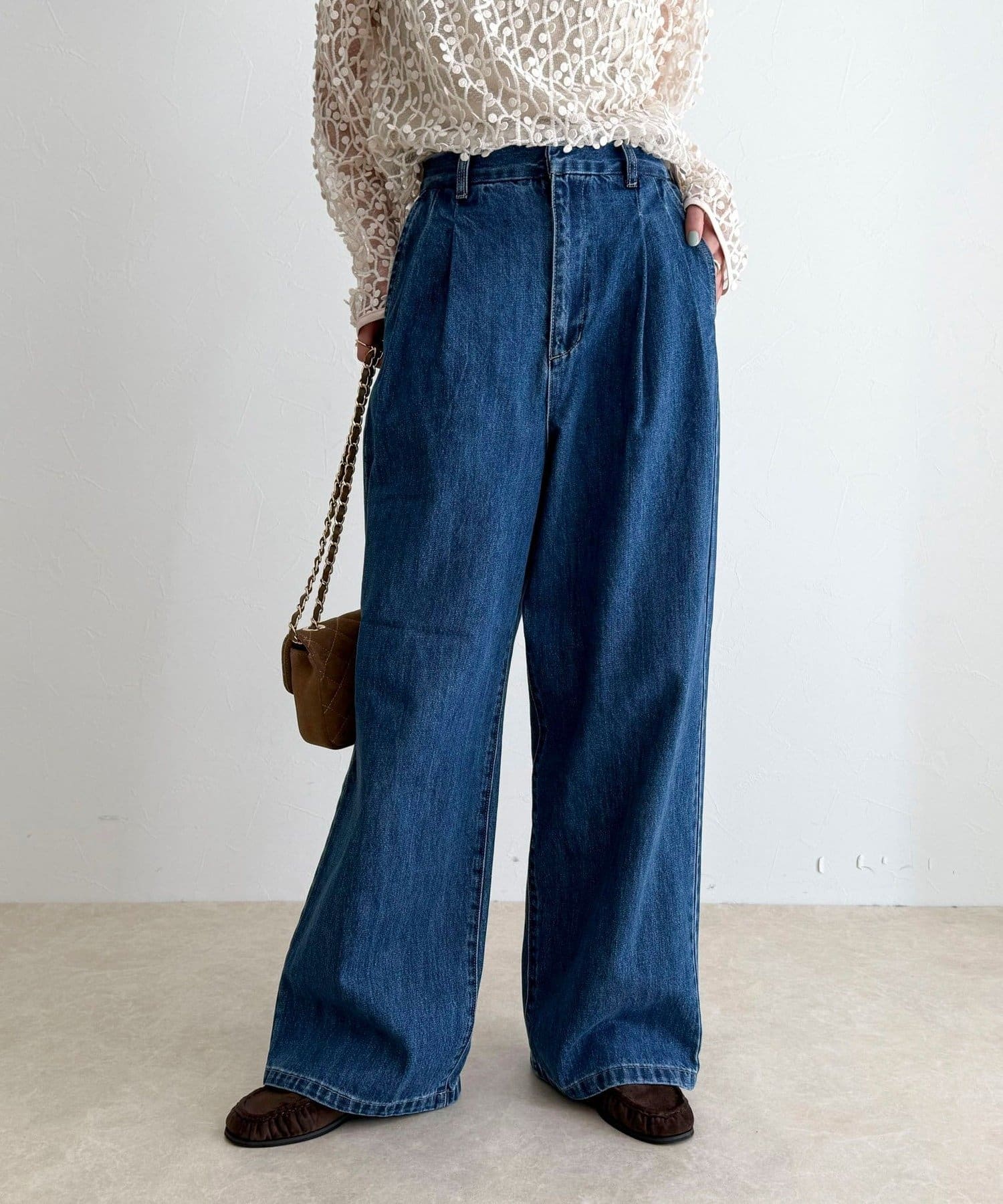 FREDY & GLOSTER(フレディ アンド グロスター) デニムタックスラックス