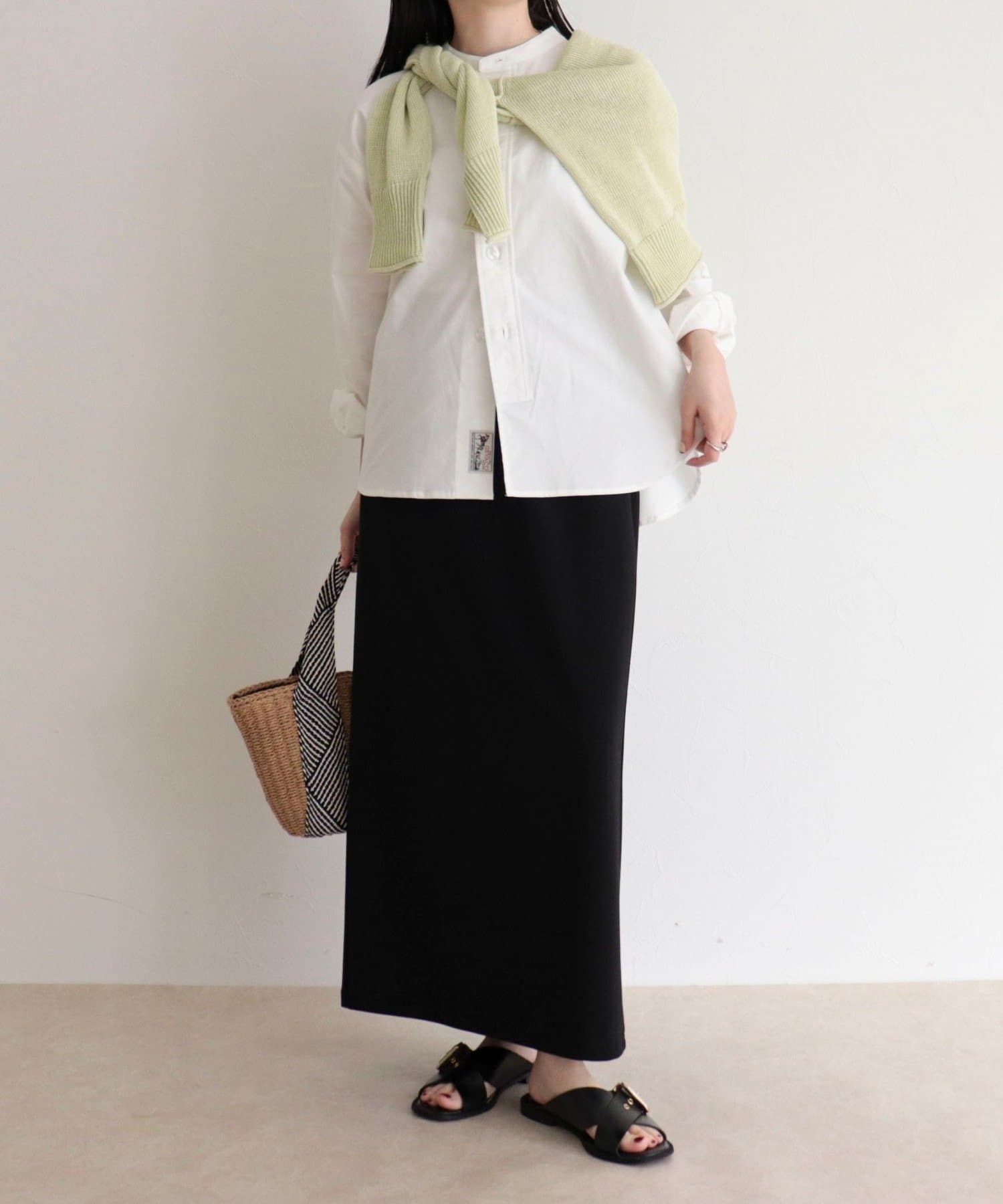 FREDY & GLOSTER(フレディ アンド グロスター) 【GEVACO/ゲバコ】バンドカラーロングスリーブシャツ