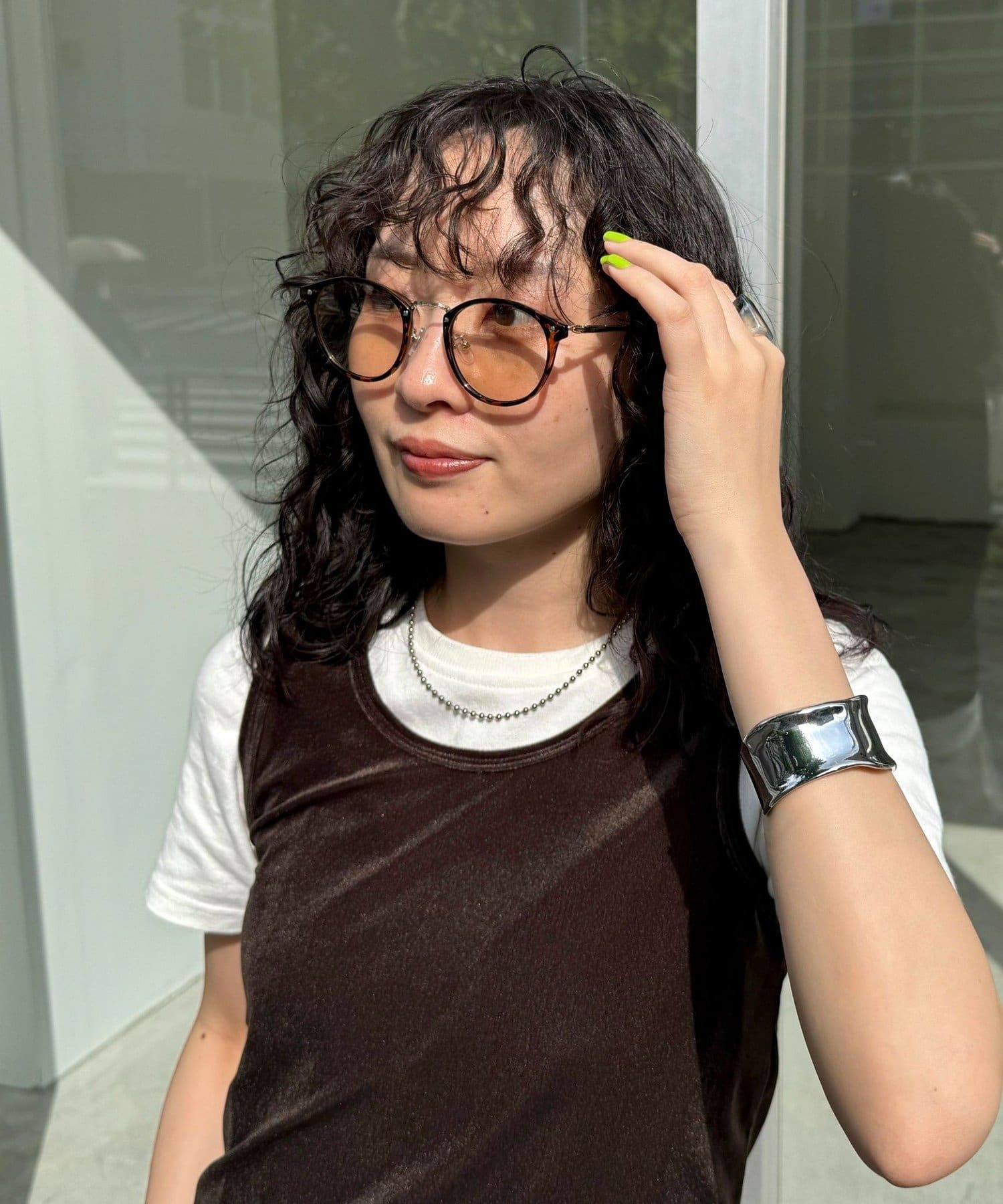 FREDY & GLOSTER(フレディ アンド グロスター) 調光レンズメタルテンプルセルメガネ