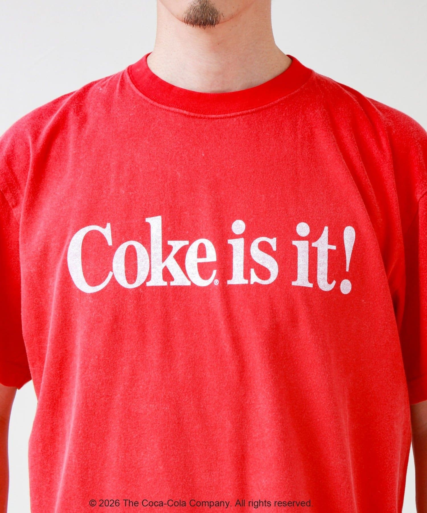 FREDY & GLOSTER(フレディ アンド グロスター) 【GOOD ROCK SPEED】Coca-Cola ロゴプリントTシャツ