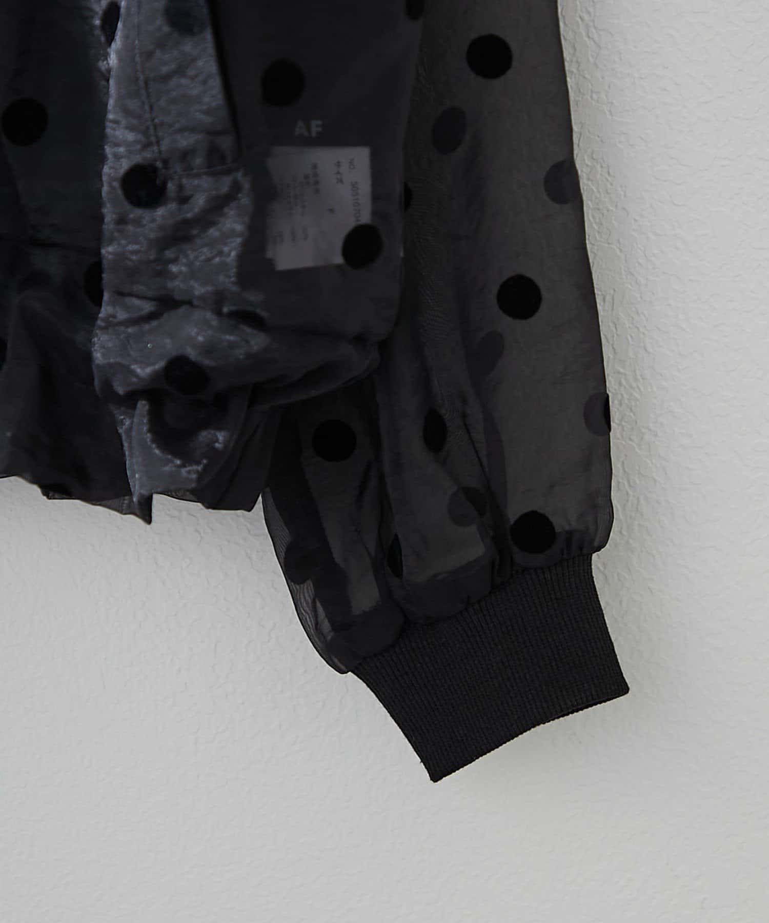 Remind me and forever(リマインドミーアンドフォーエバー) 【WEB先行予約】シアーフロッキードットブルゾン