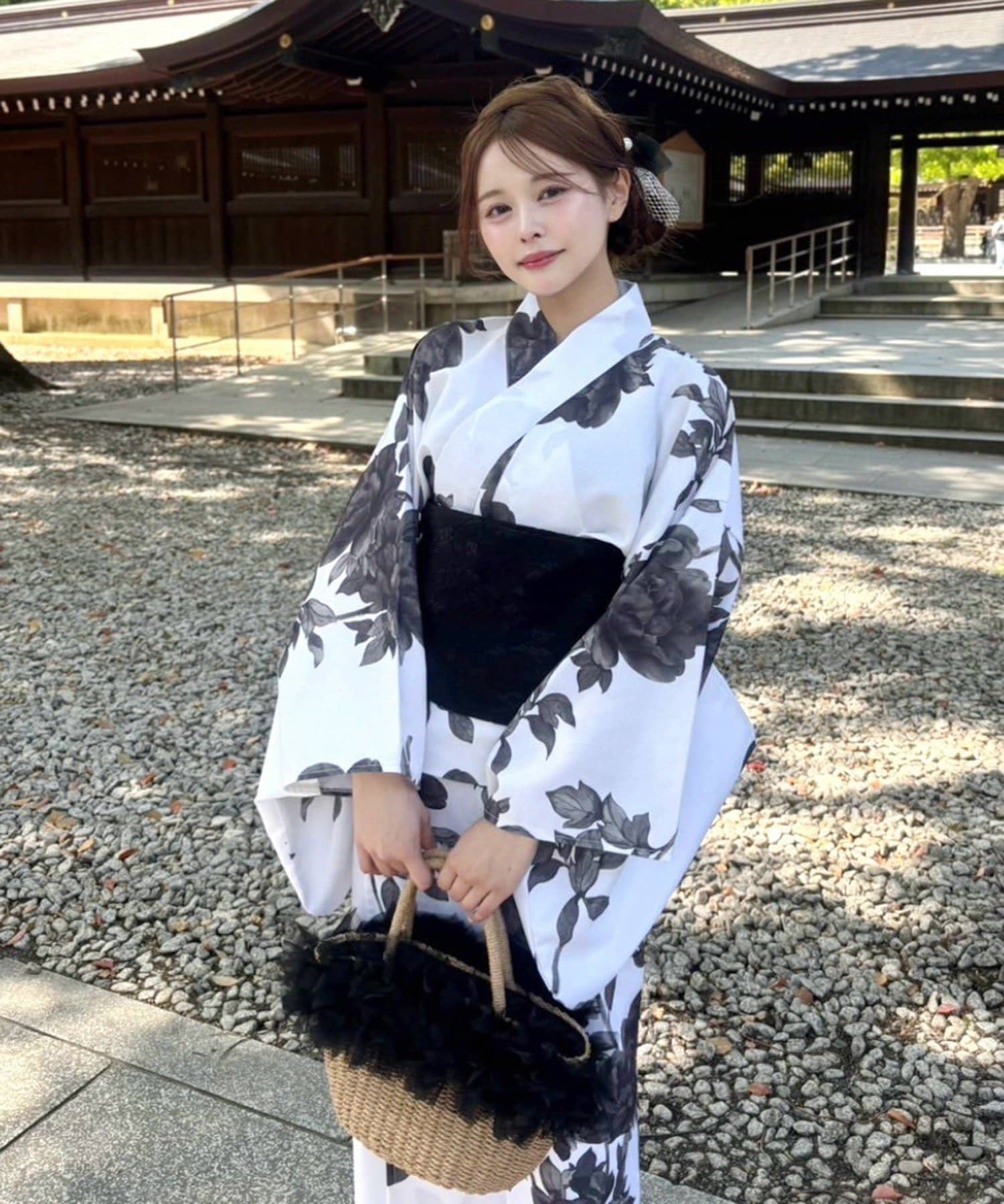 接触冷感/吸水速乾】浴衣≪一人で着られる/二部式浴衣(スカートタイプ