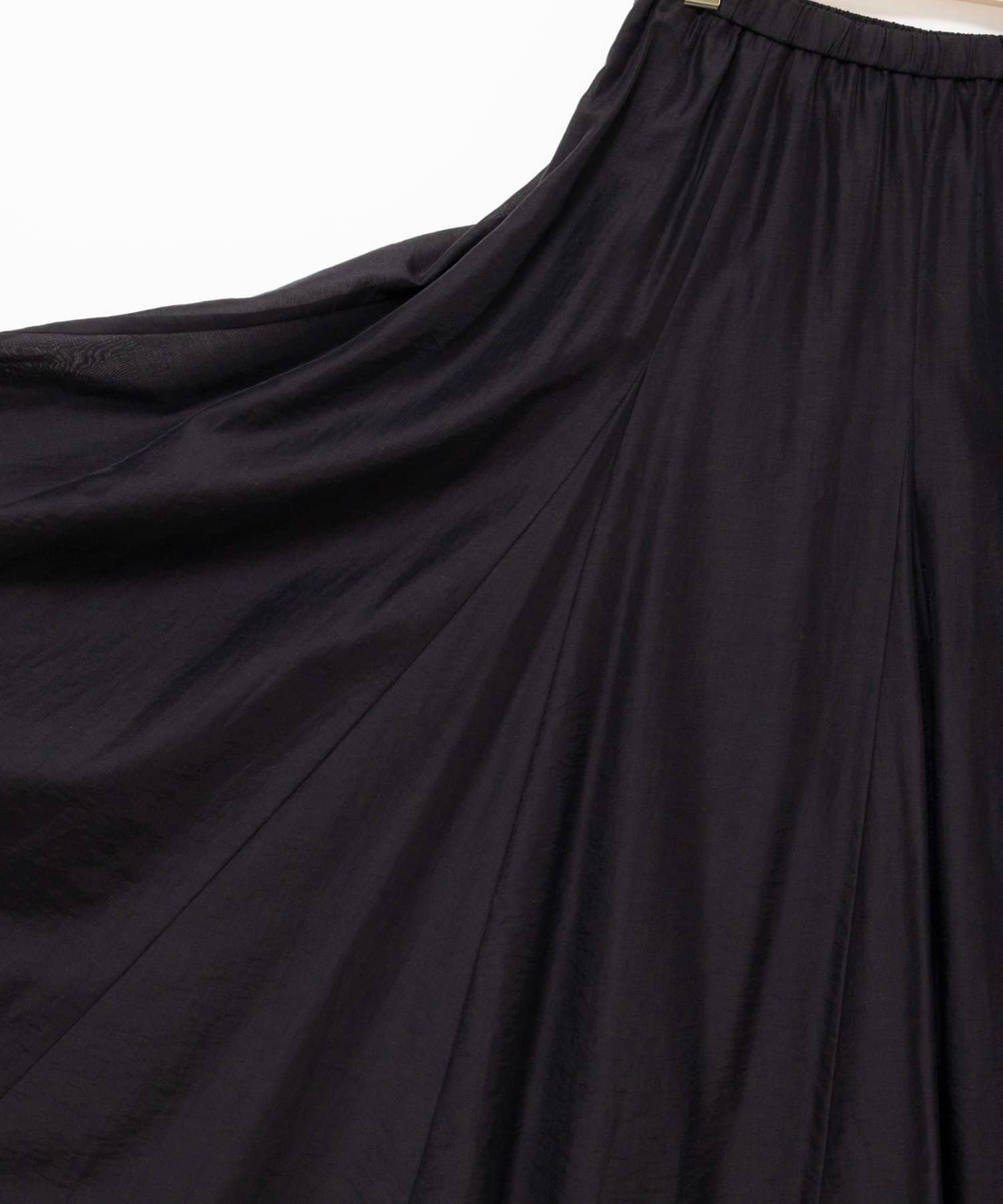 NOLLEY'S(ノーリーズ) ウォッシャブルシアーボリュームフレアロングスカート