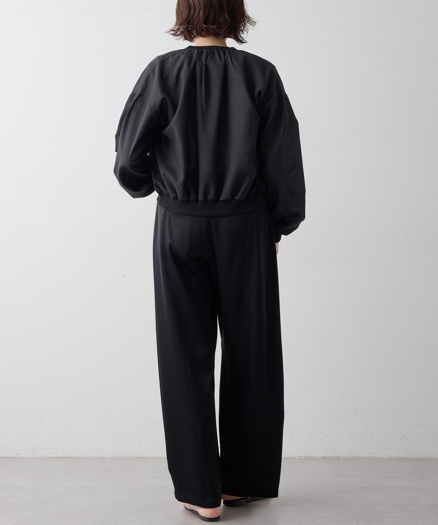 Whim Gazette(ウィム ガゼット) 【Drawing Numbers】ボイルZIPブルゾン