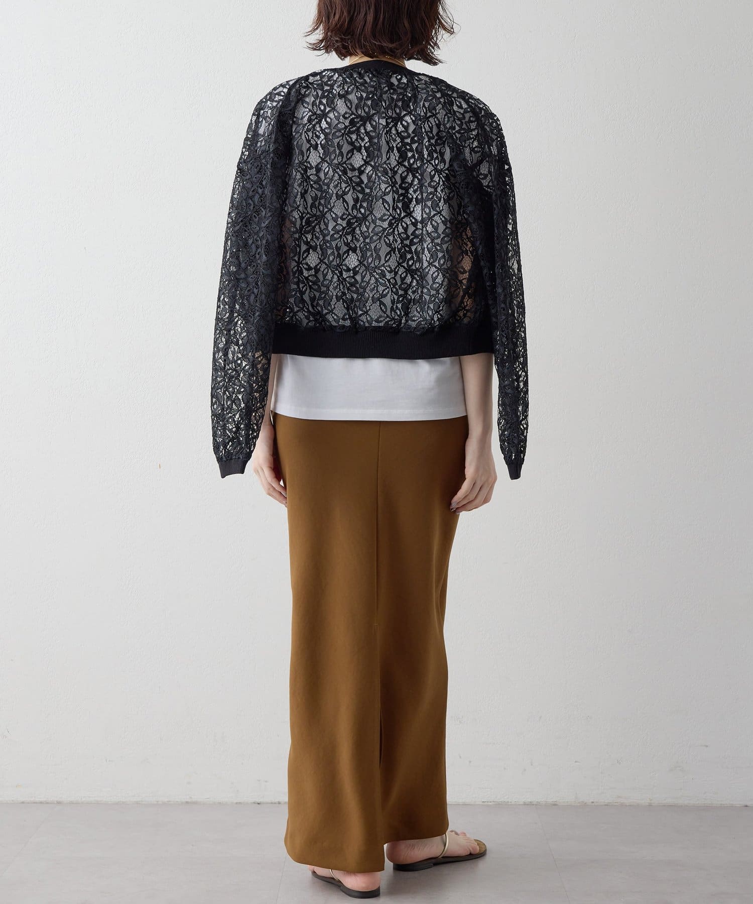 Whim Gazette(ウィム ガゼット) 【Drawing Numbers】レースブルゾン