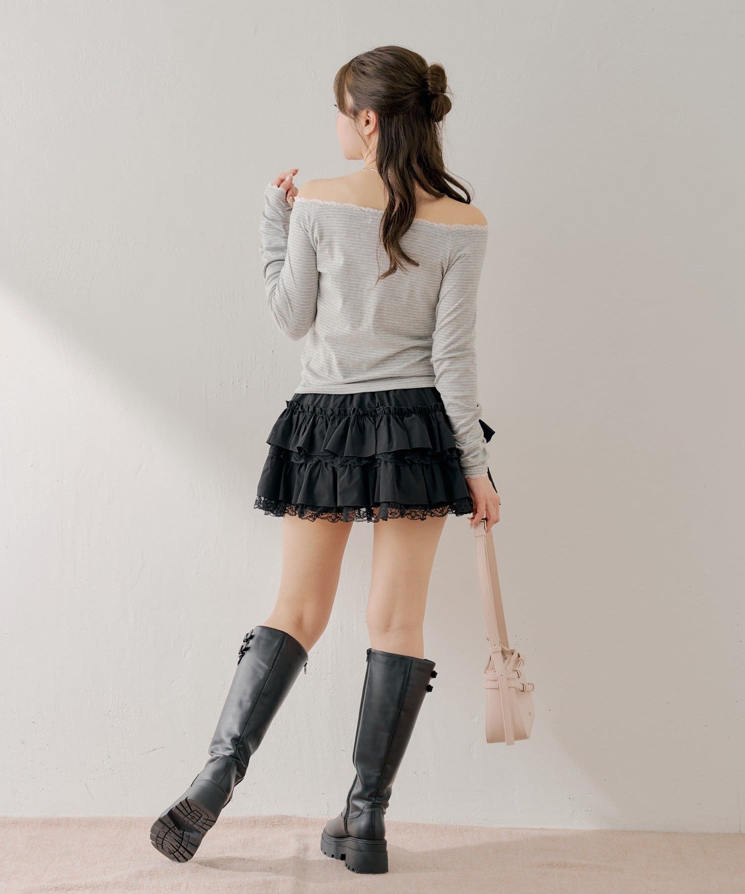 Chico(チコ) コンパクトボーダートップス