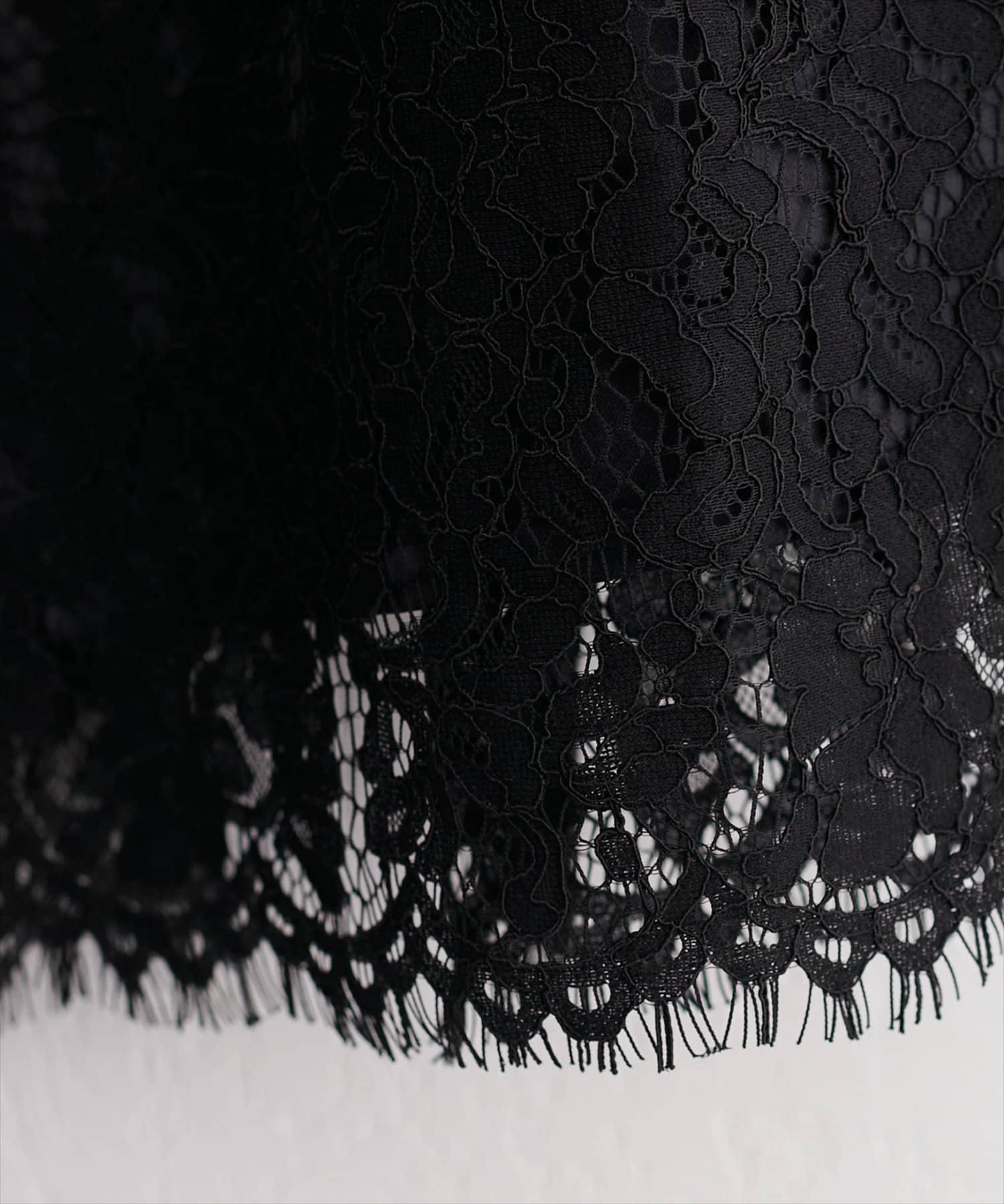 natural couture(ナチュラルクチュール) スカラレースヘムスカート