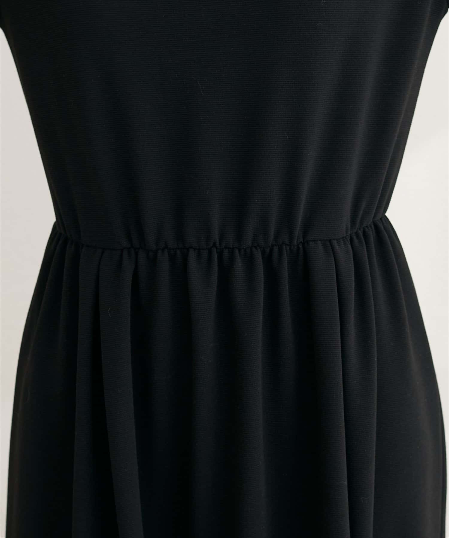 natural couture(ナチュラルクチュール) リブカットソーワンピース