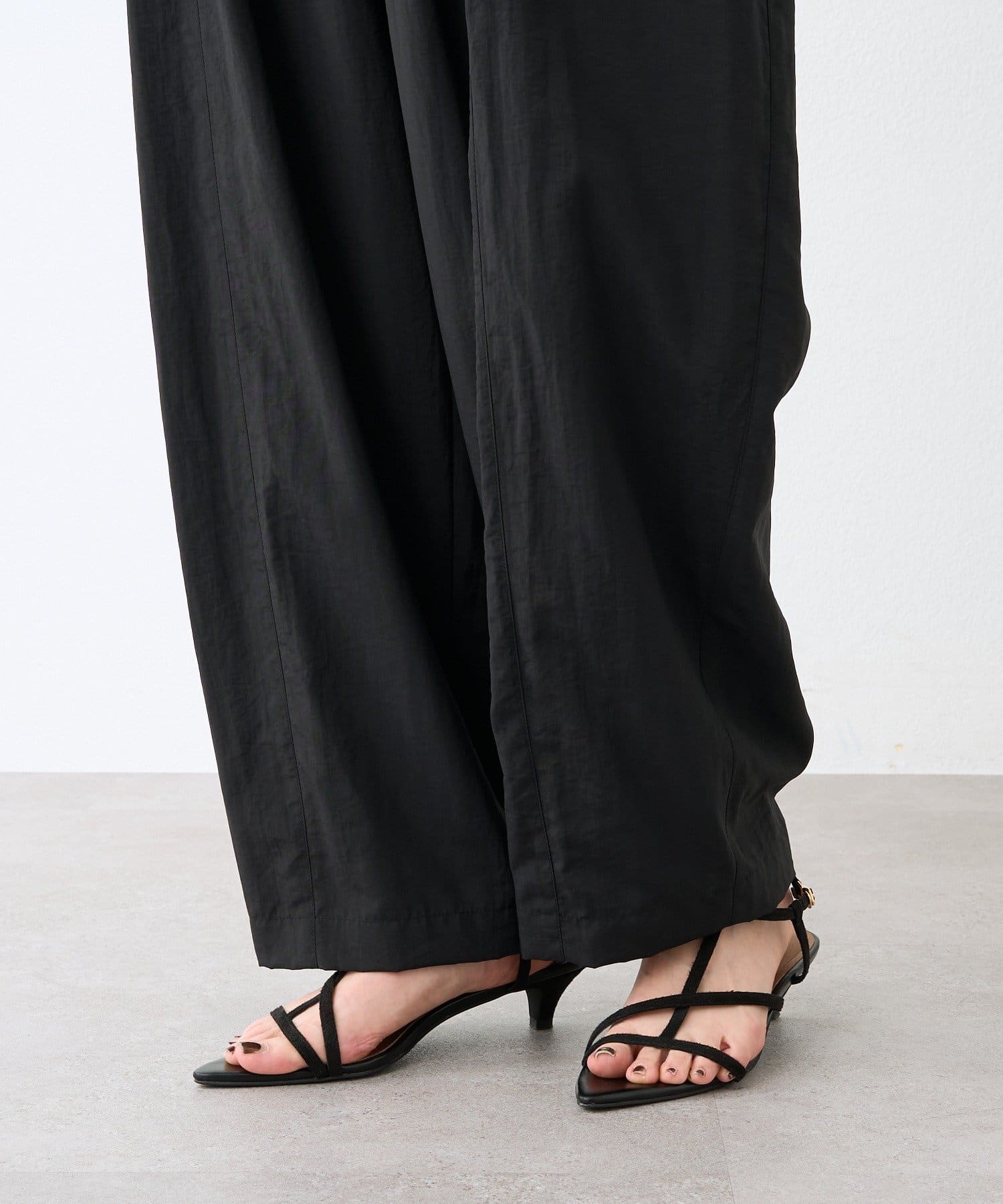 RIVE DROITE(リヴドロワ) 予約【接触冷感/撥水/花粉ガード】ギャザーバレルパンツ