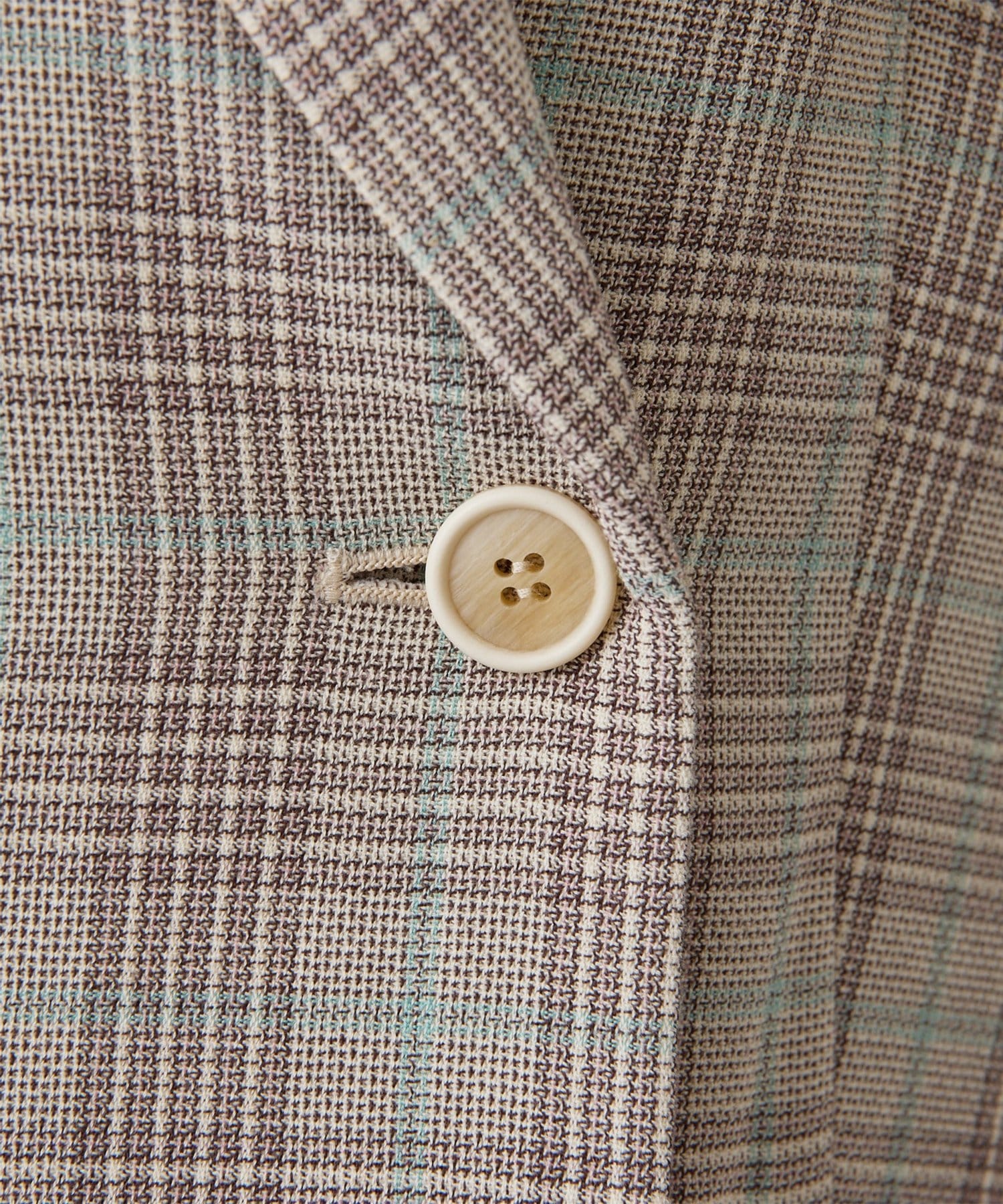 Whim Gazette(ウィム ガゼット) コットンチェックテーラージャケット