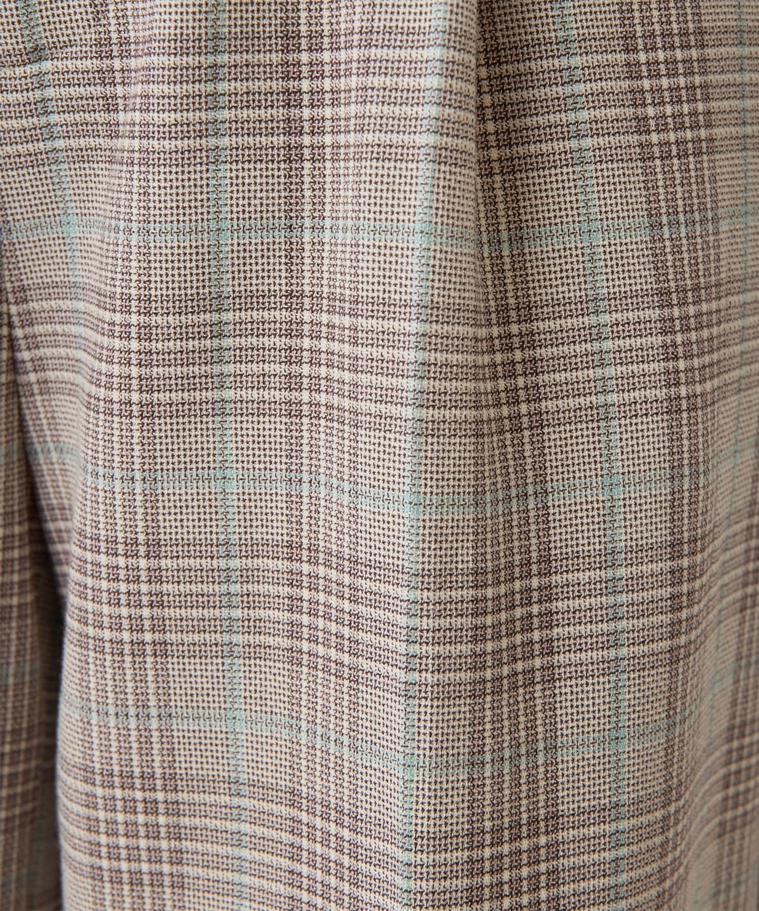 Whim Gazette(ウィム ガゼット) コットンチェックパンツ