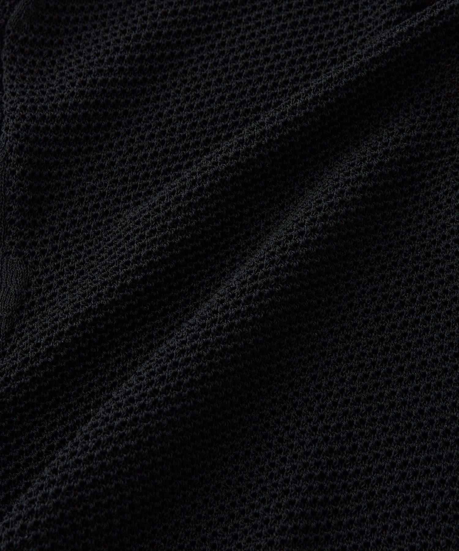 RIVE DROITE(リヴドロワ) 予約【抜け感】ZIPポロメッシュニット