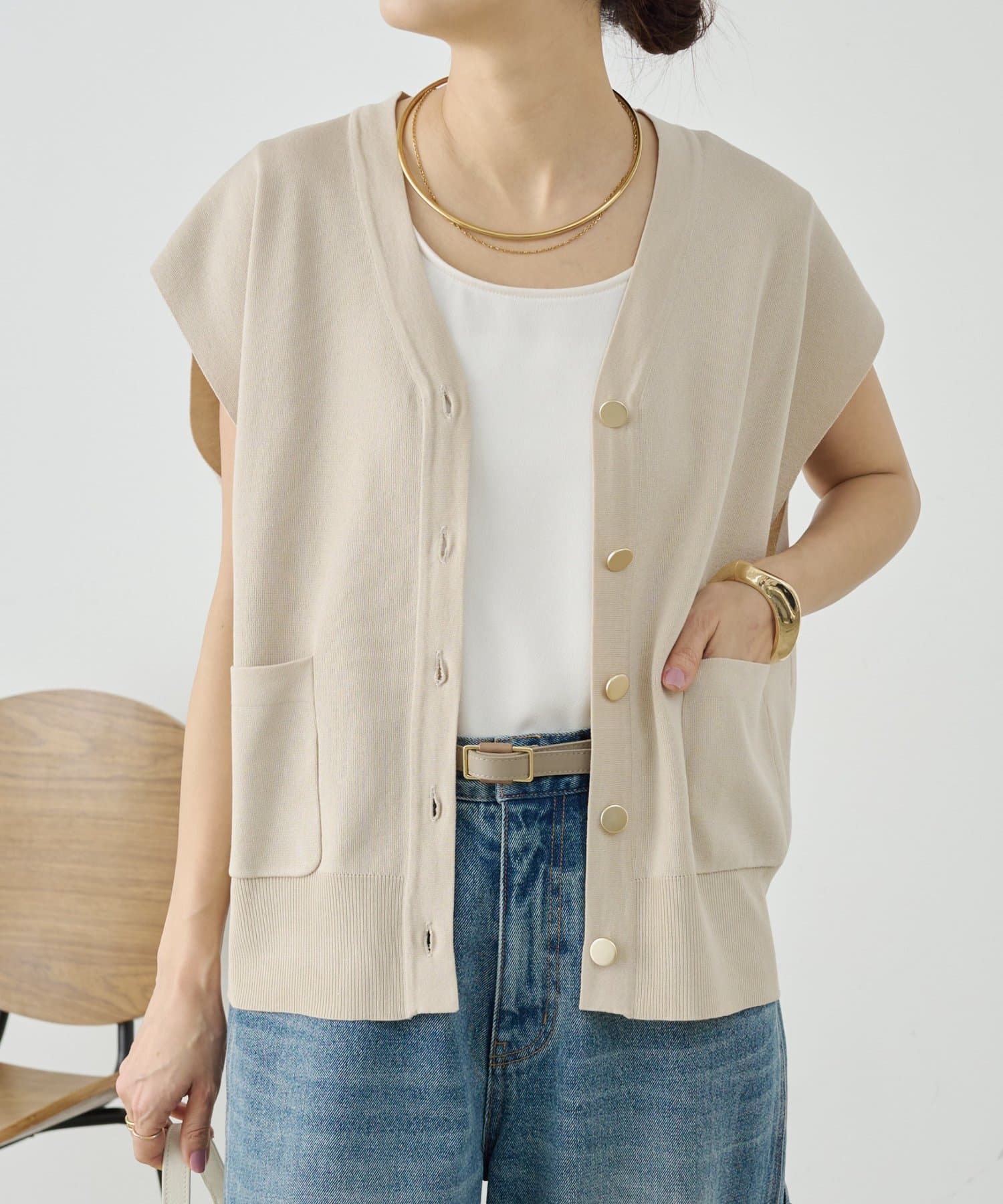 BEARDSLEY(ビアズリー) 《3/28(土)12：00予約開始》フレンチニットカーデ《LIVETART》