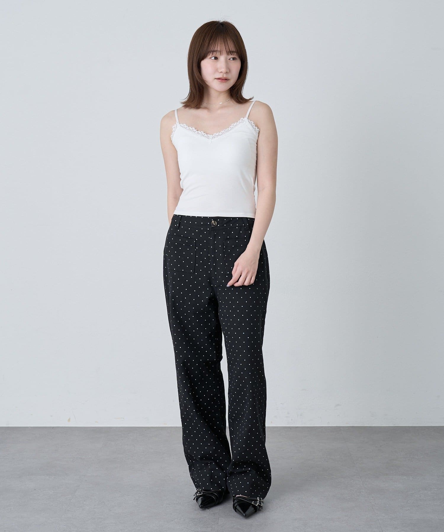 mline(エムライン) [mline]ドットデニム