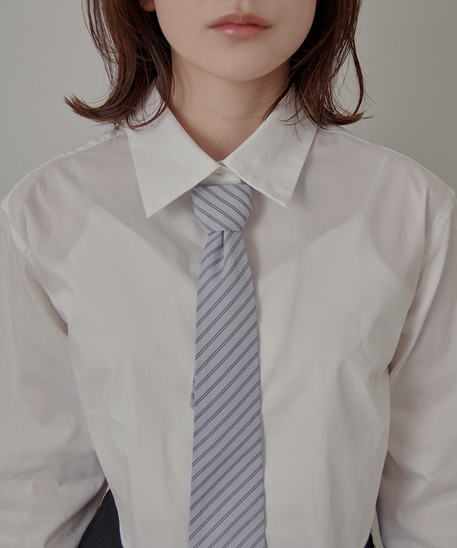 mline(エムライン) [mline]ラウンドネクタイ ショートシャツ