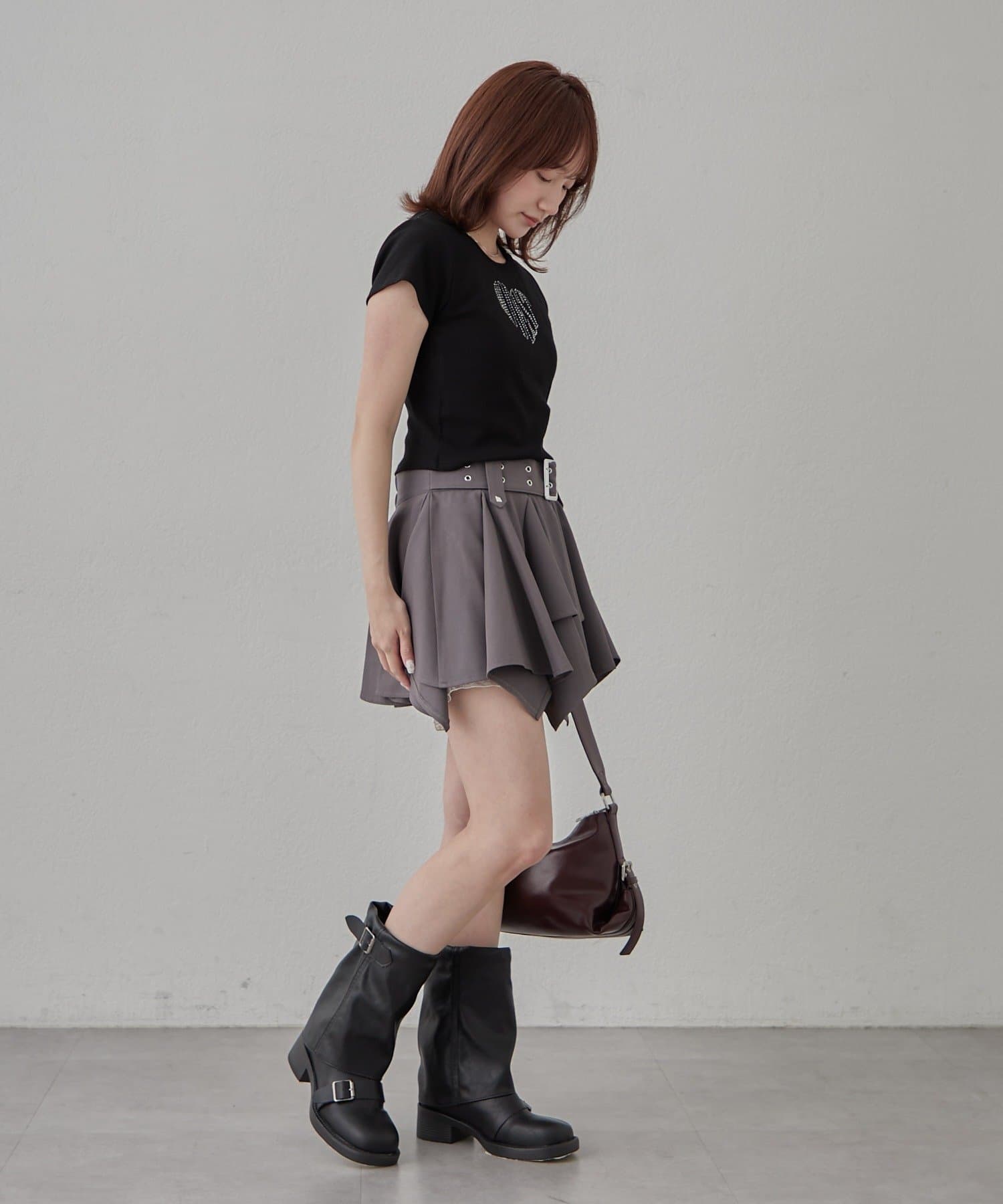 mline(エムライン) [mline]パット付きトップス