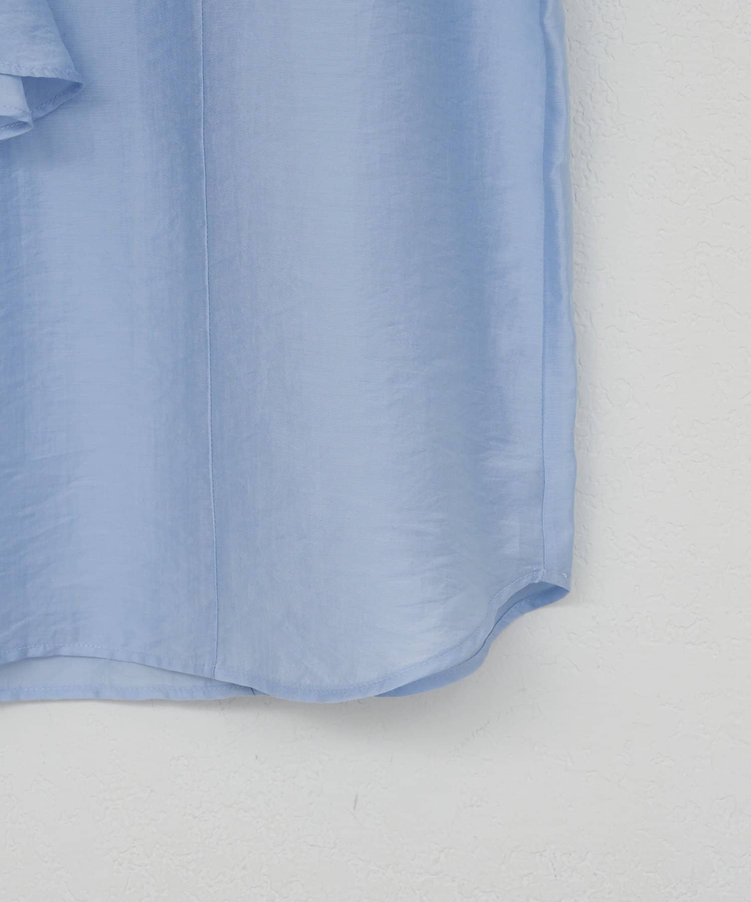 DISCOAT(ディスコート) シアーフリルノースリブラウス