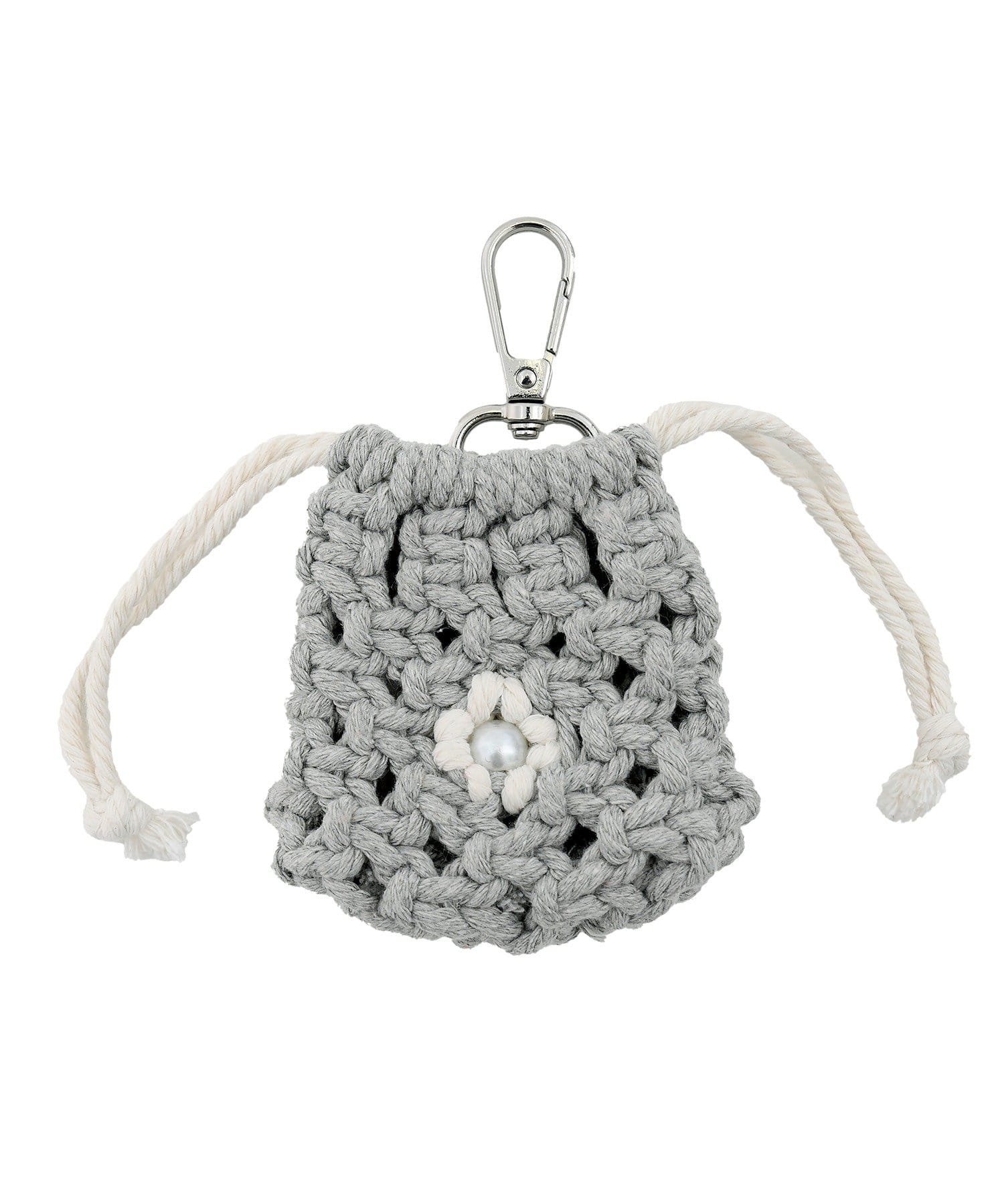 salut!(サリュ) パールフラワーワイヤレスイヤホン巾着ケース