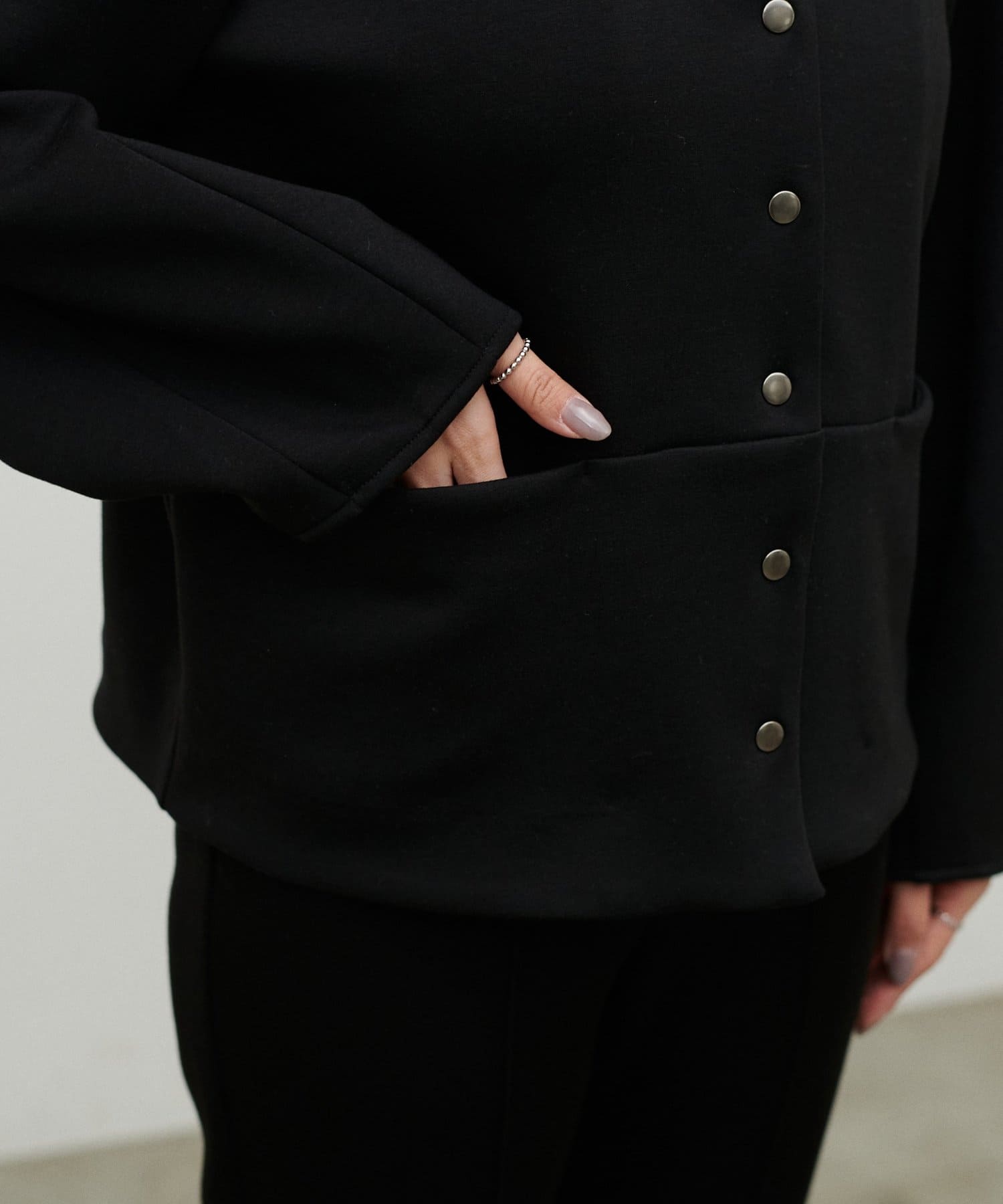 LARUTA(ラルータ) ノーカラーダンボールジャケット