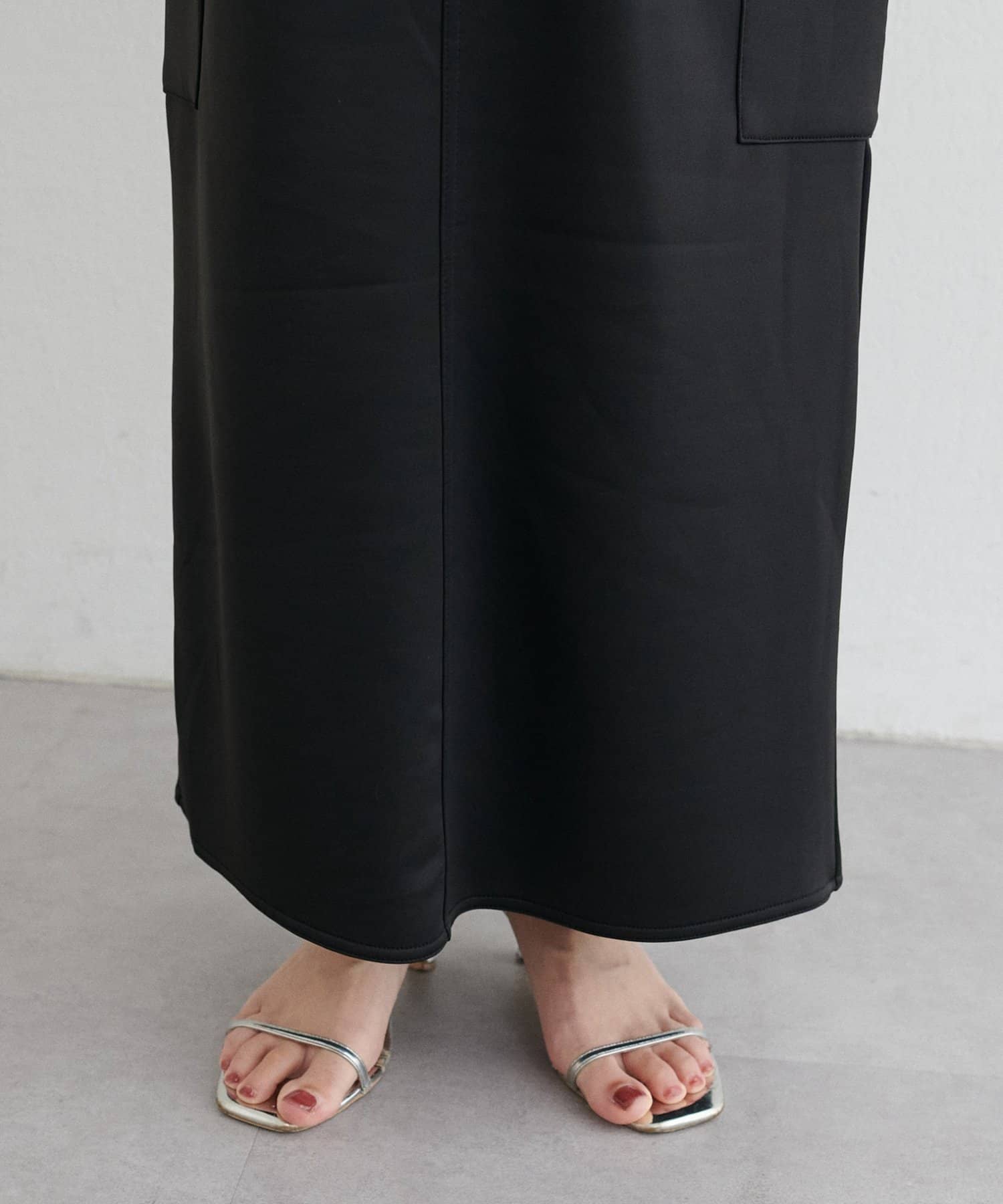 LARUTA(ラルータ) ダンボール×布帛カーゴスカート