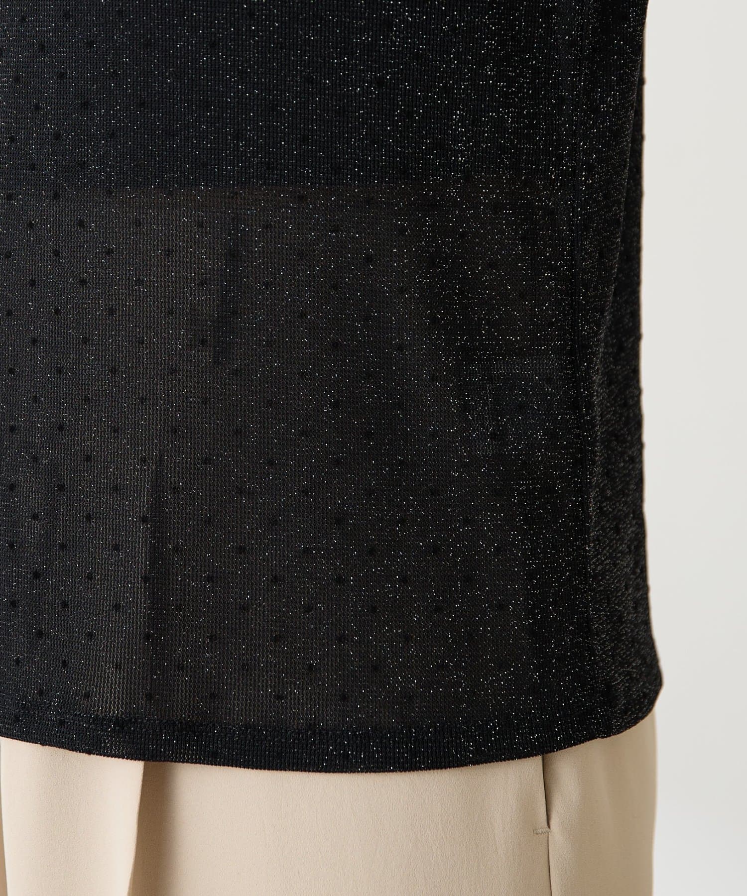 COLLAGE GALLARDAGALANTE(コラージュ ガリャルダガランテ) 【トレンドアイテム】シアードットチュールカットソー/アンサンブル