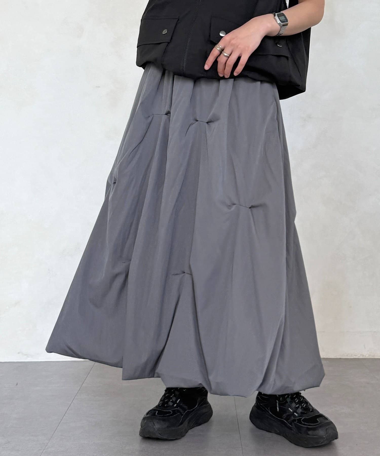 CPCM(シーピーシーエム) タックバルーンスカート