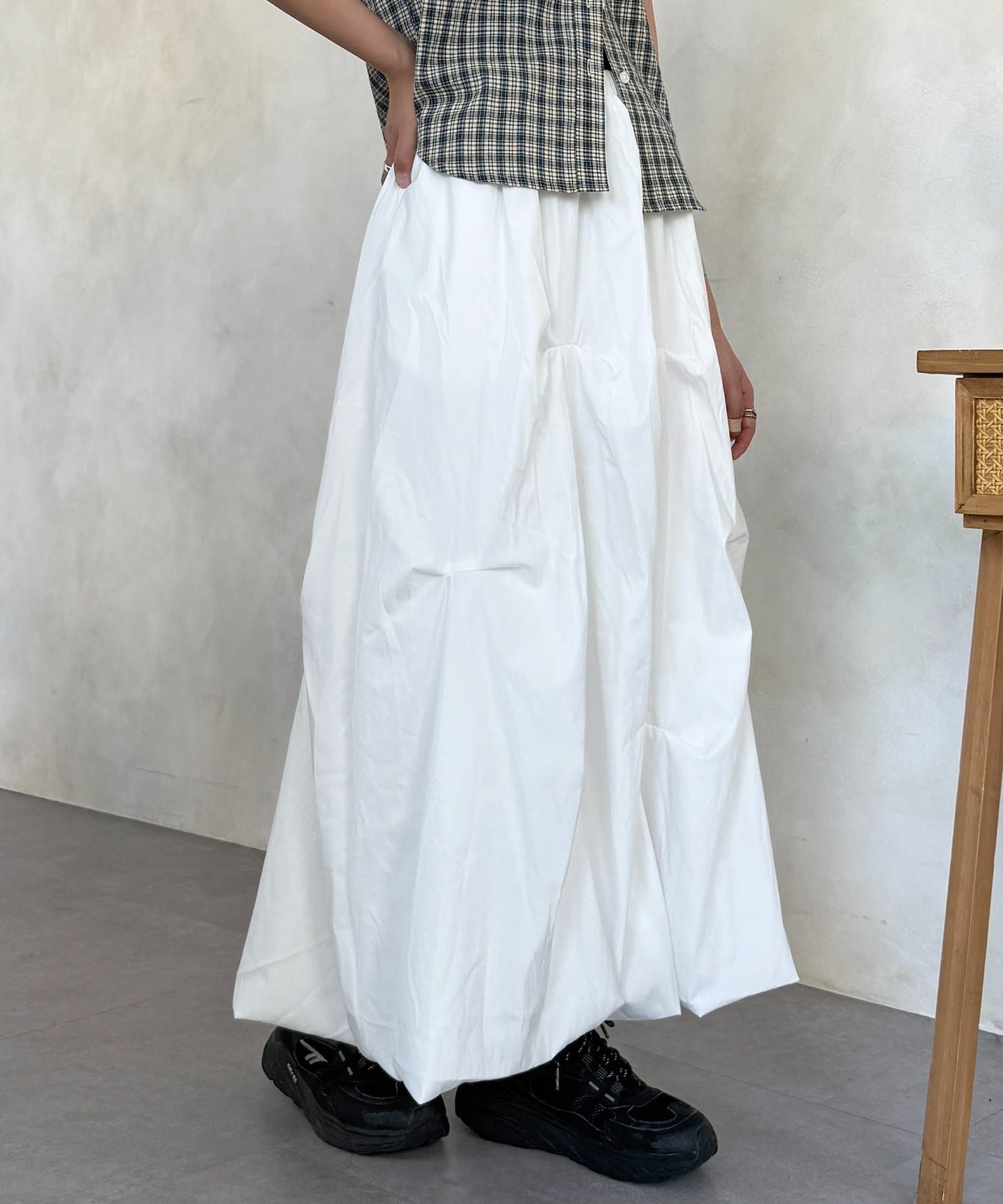 CPCM(シーピーシーエム) タックバルーンスカート