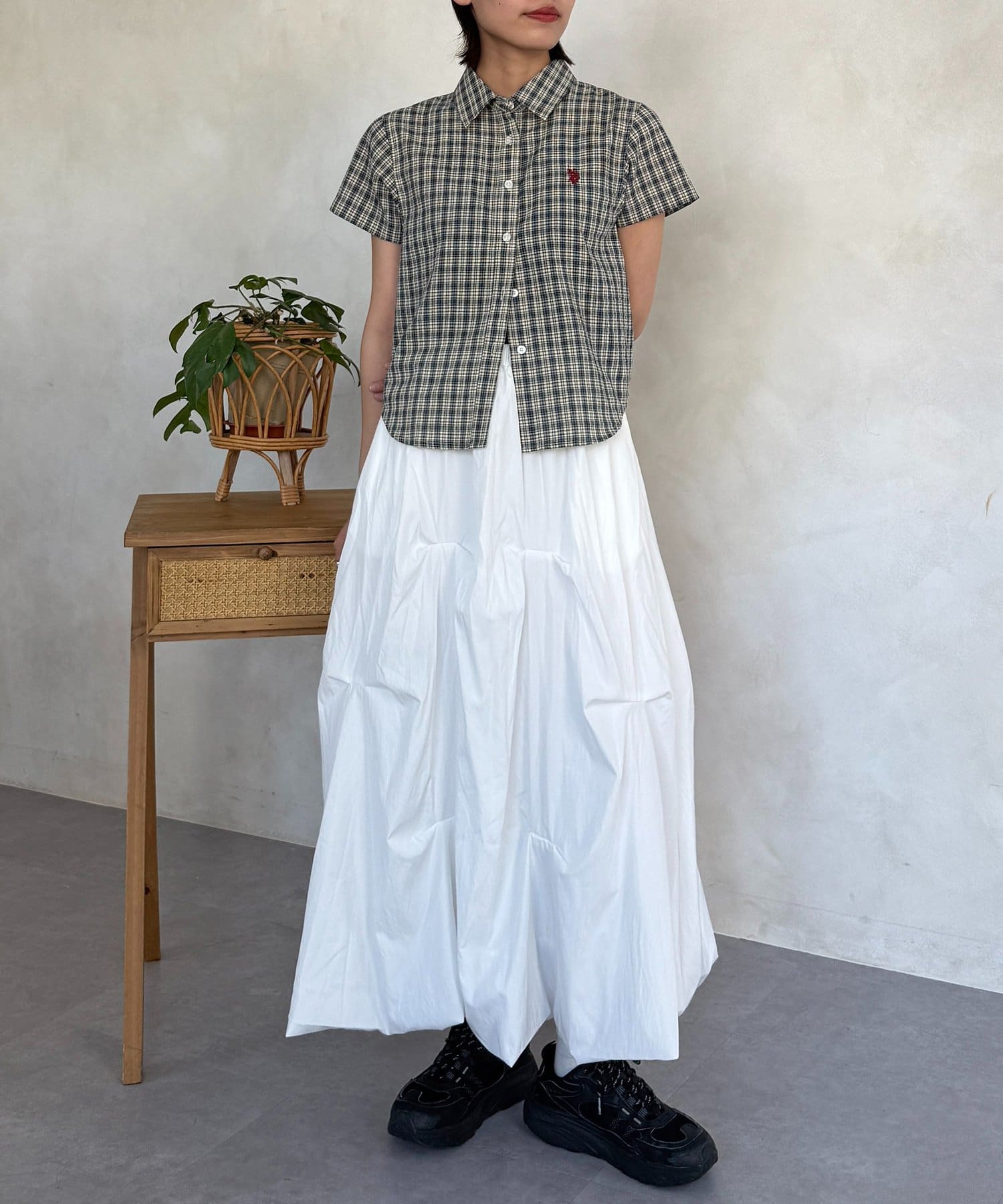 CPCM(シーピーシーエム) タックバルーンスカート