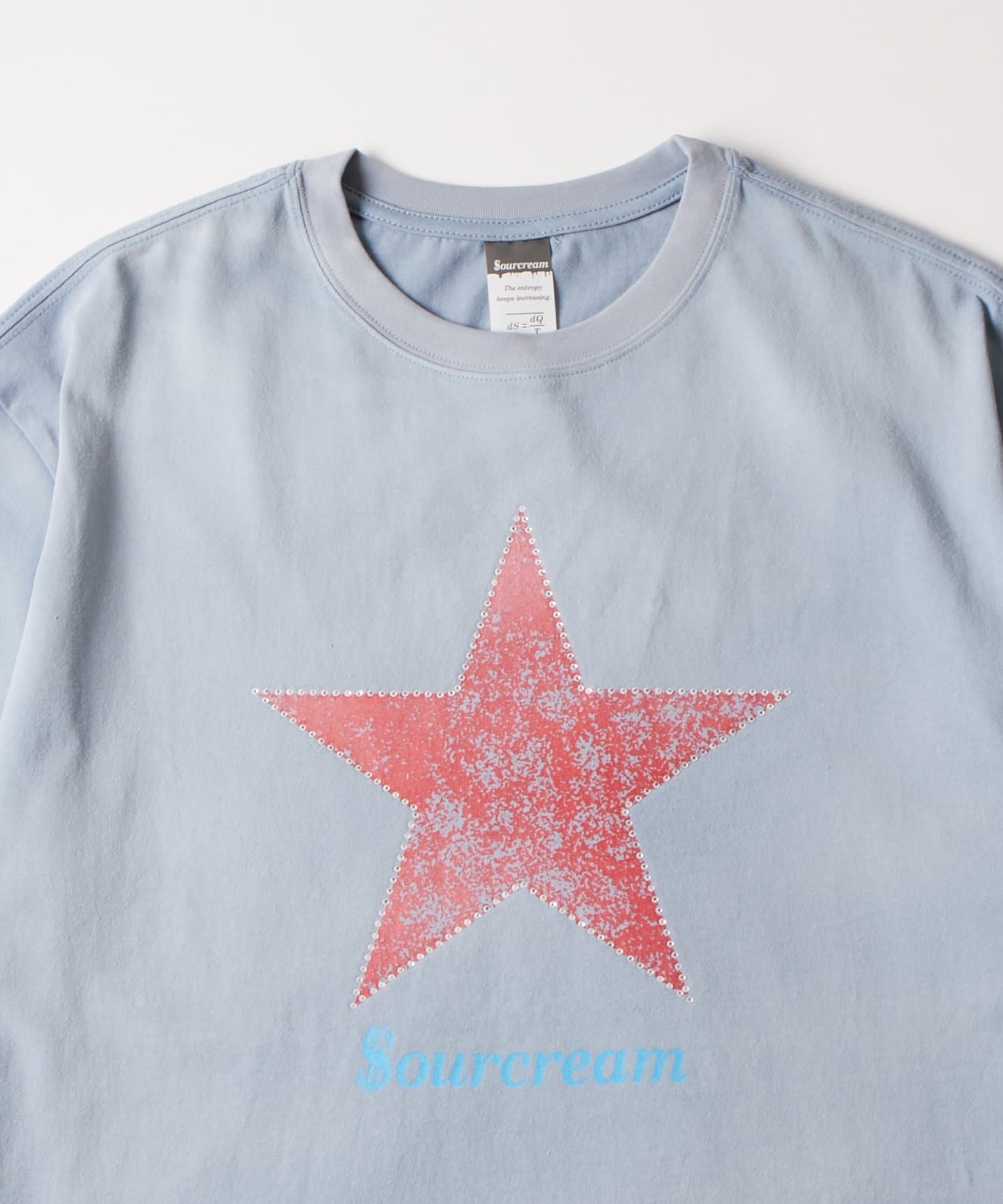 WHO’S WHO gallery(フーズフーギャラリー) 【UNISEX】SourcreamラインストーンスターグラフィックTEE