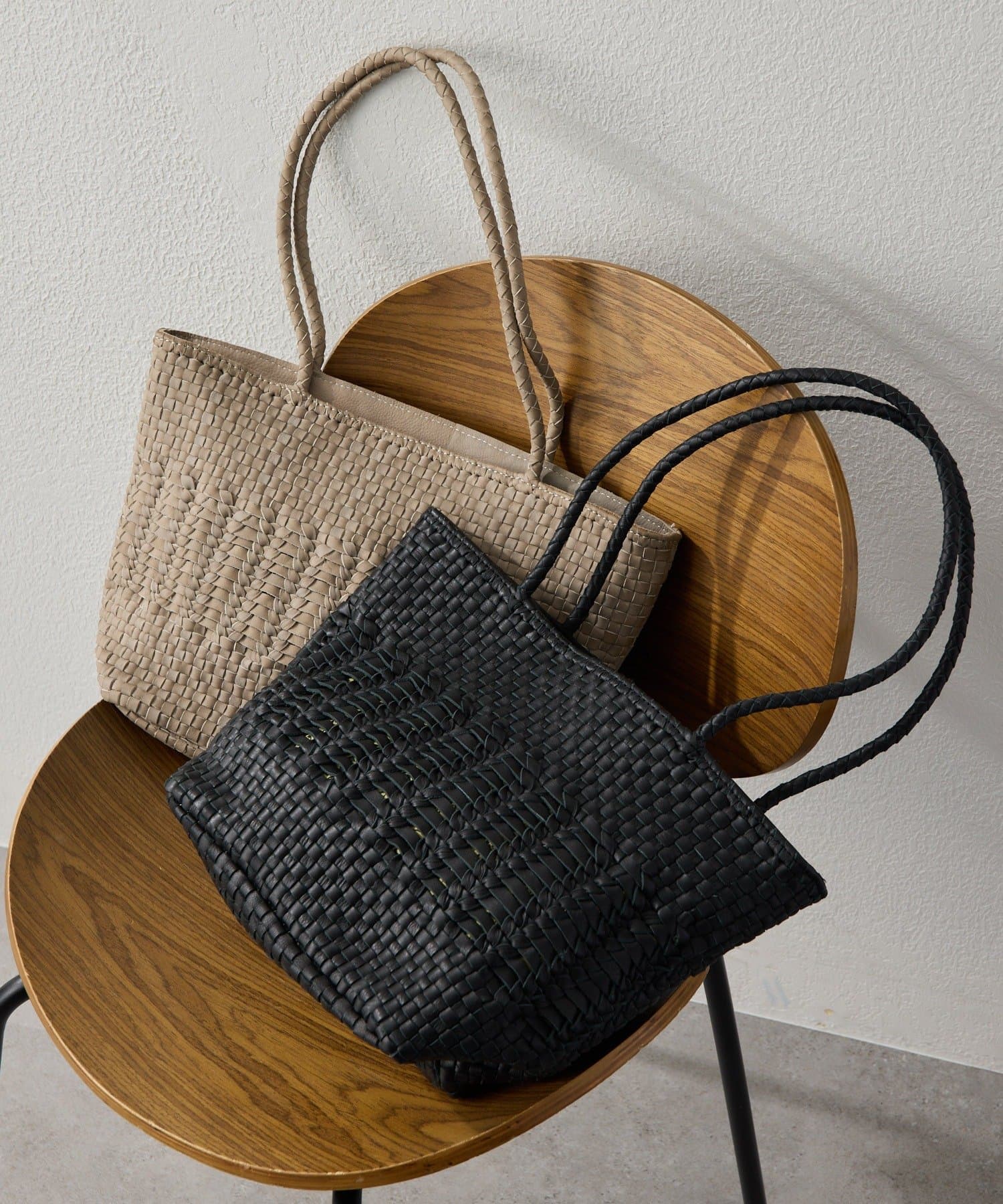 ear PAPILLONNER(イア パピヨネ) バリ島トートバッグ《本革/A4サイズ対応》