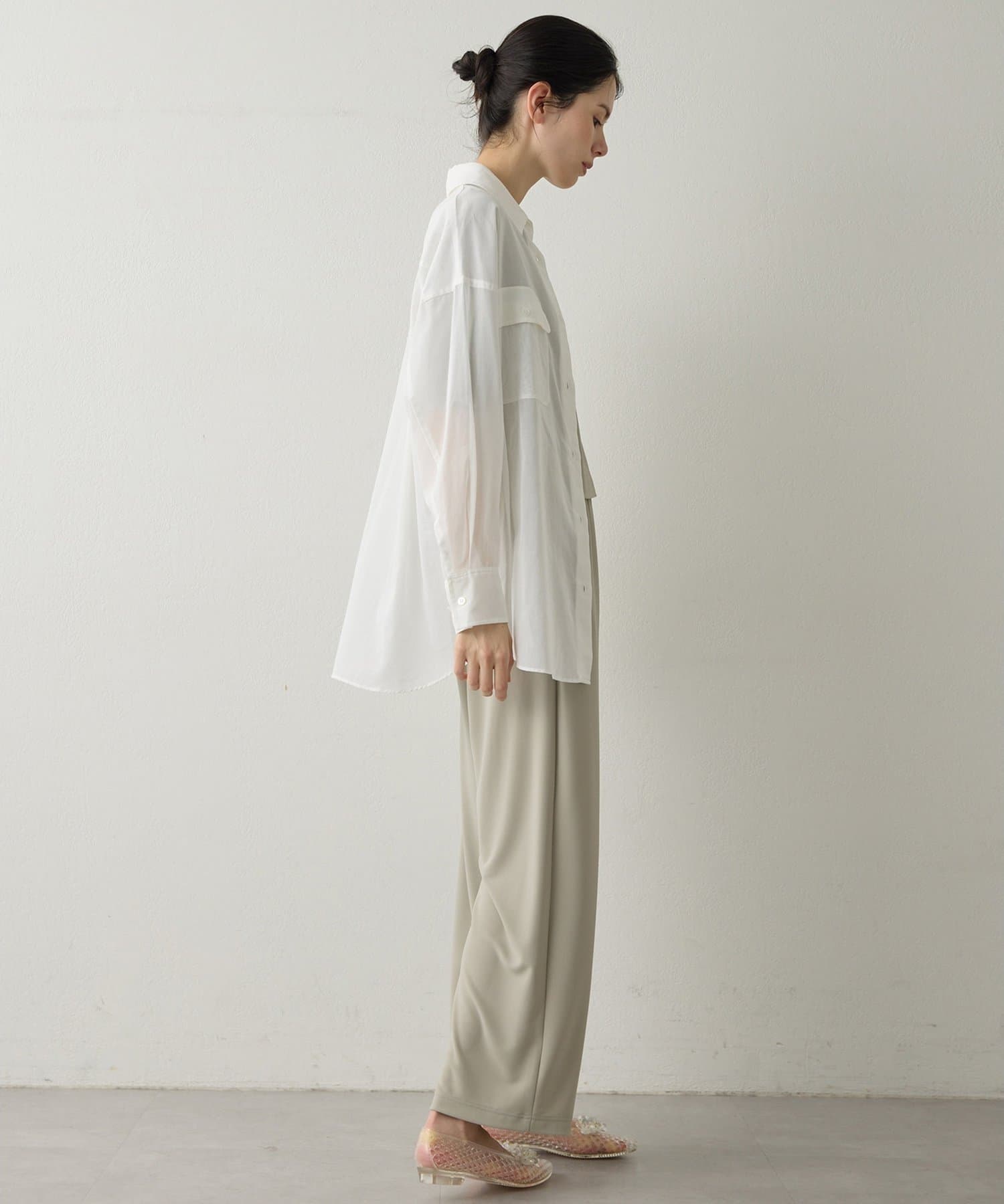 Whim Gazette(ウィム ガゼット) 【Drawing Numbers】スムースリラックスパンツ