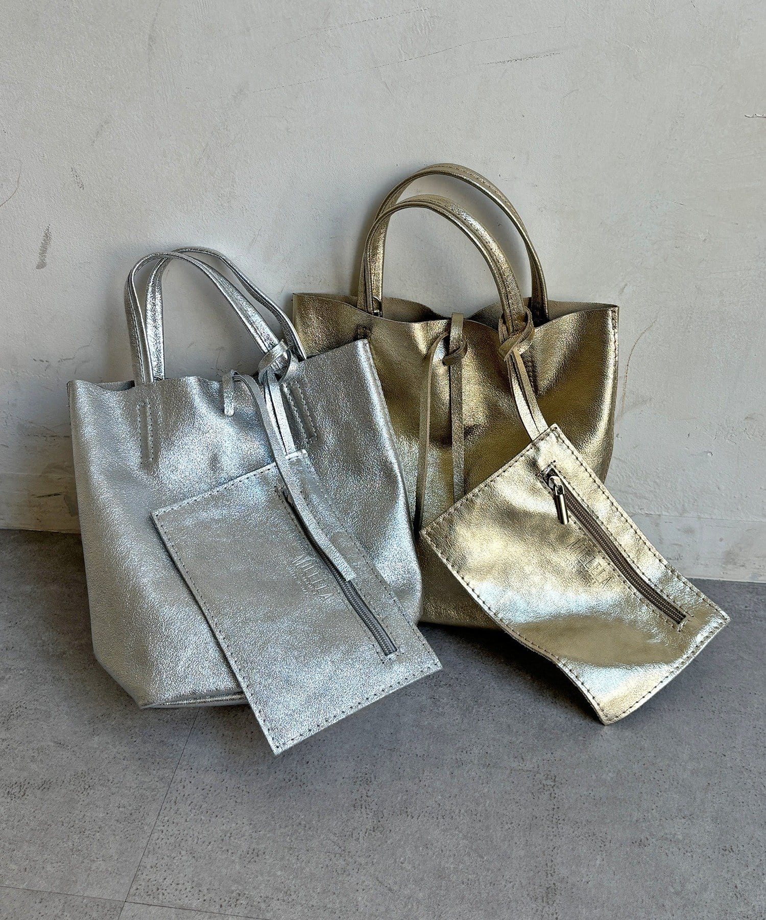 DOUDOU(ドゥドゥ) 【WEB限定】メタリックミニレザーバッグ