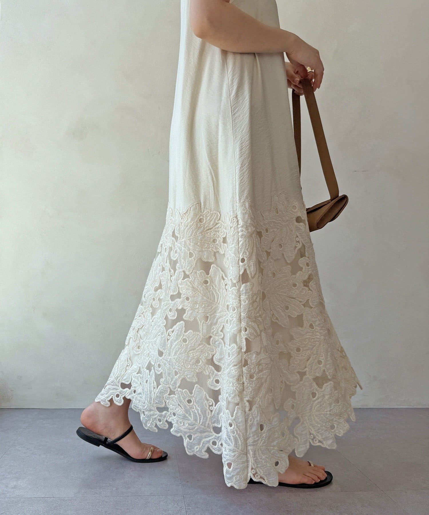 DOUDOU(ドゥドゥ) レース切替ワンピース