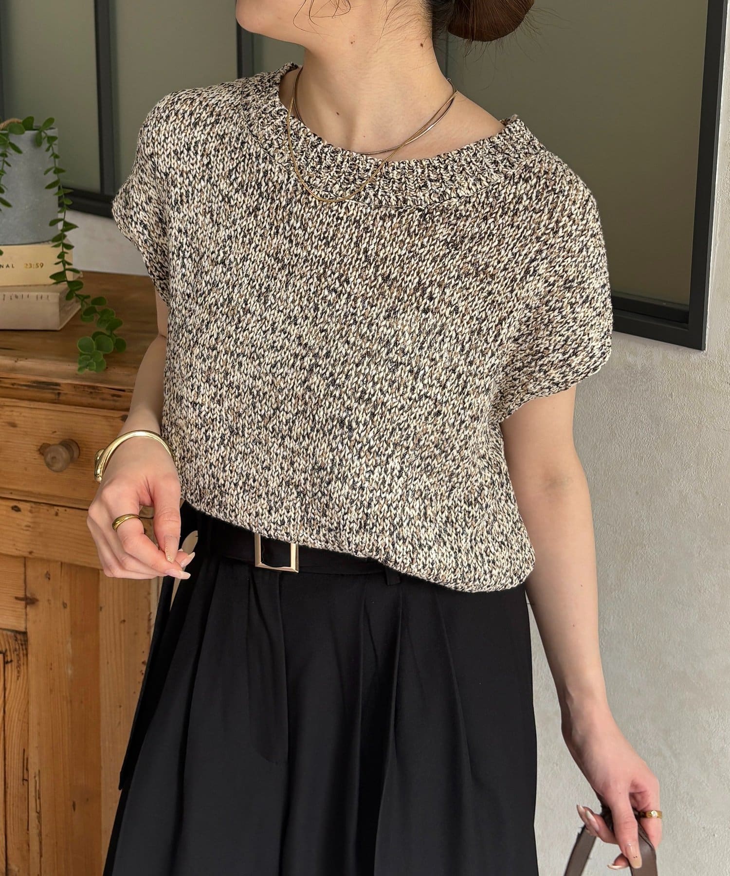 Thevon.(ゼヴォン) MIXフレンチニット