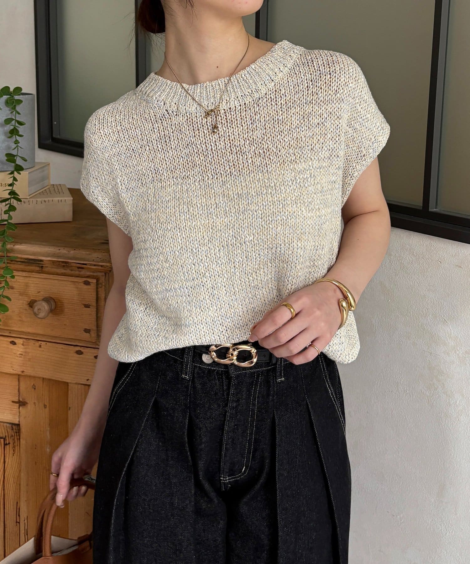 Thevon.(ゼヴォン) MIXフレンチニット