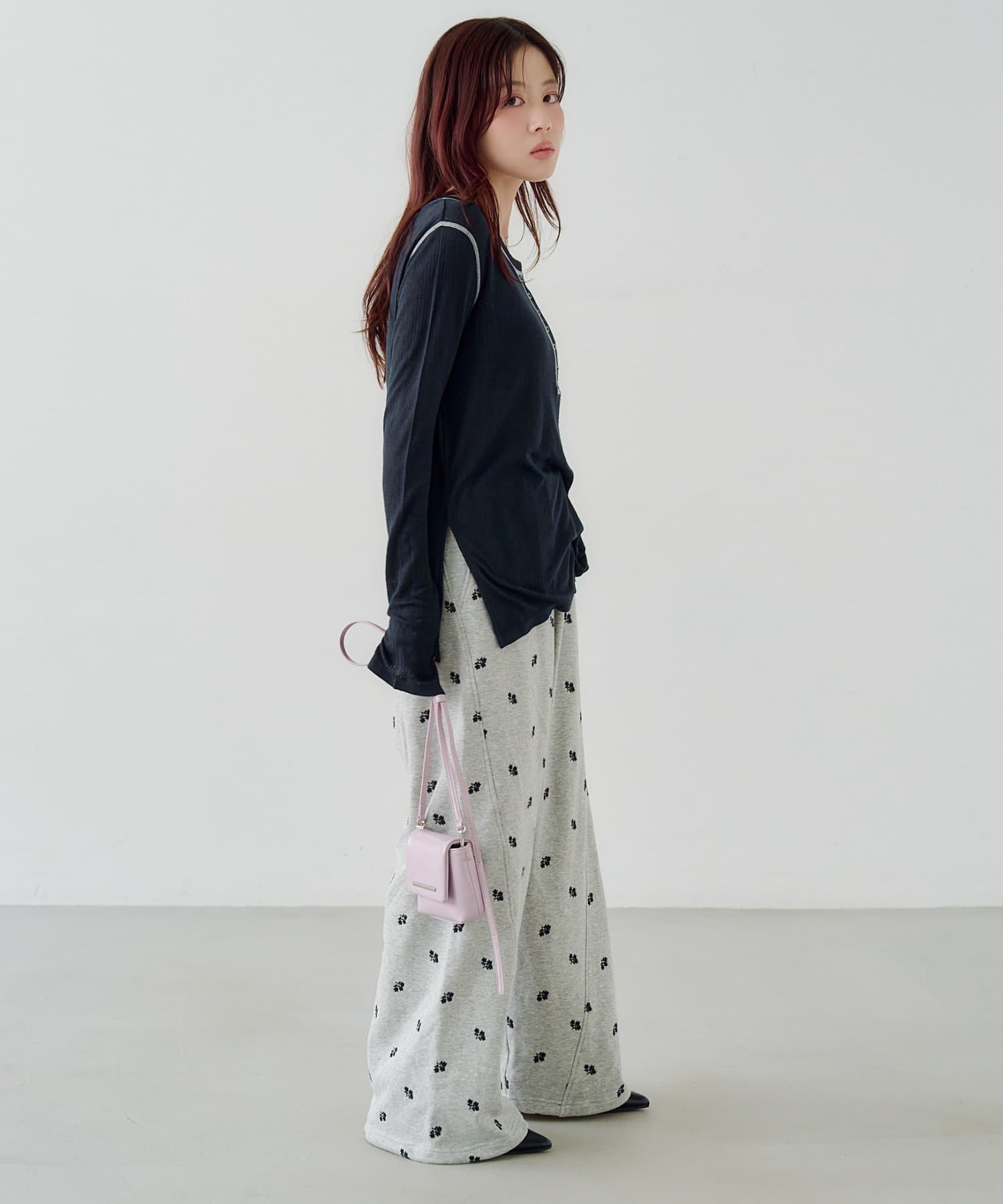 Kastane(カスタネ) 【3.20(金)12:00発売】とろみヘンリーロンTEE