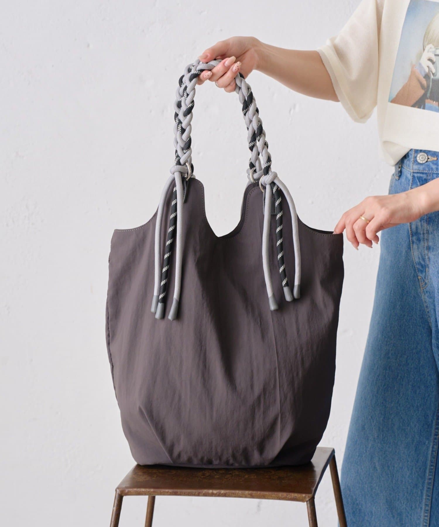 CIAOPANIC TYPY(チャオパニックティピー) :撥水ナイロンロープハンドルトートBAG