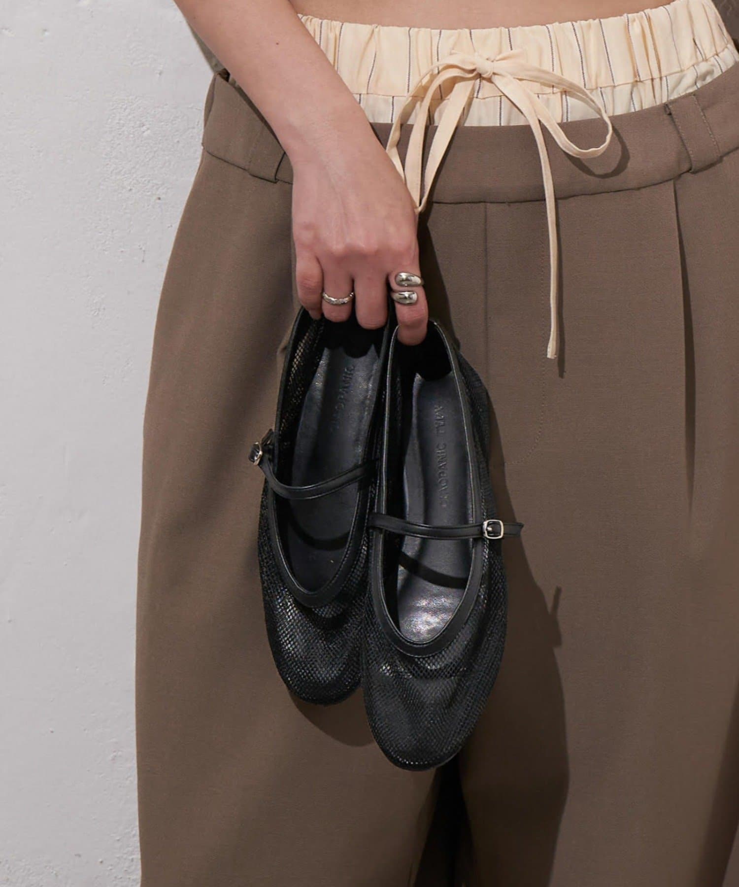 CIAOPANIC TYPY(チャオパニックティピー) ：【S～XL展開】アソート柄シアーフラットシューズ