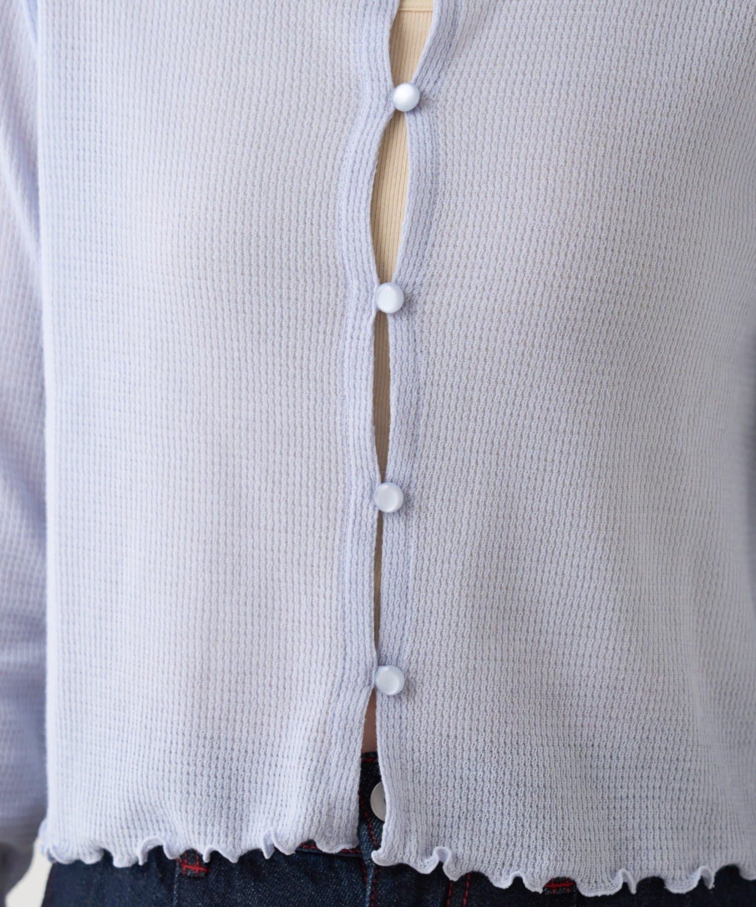 Kastane(カスタネ) 【4色展開】B ワッフルコンパクトカーディガン