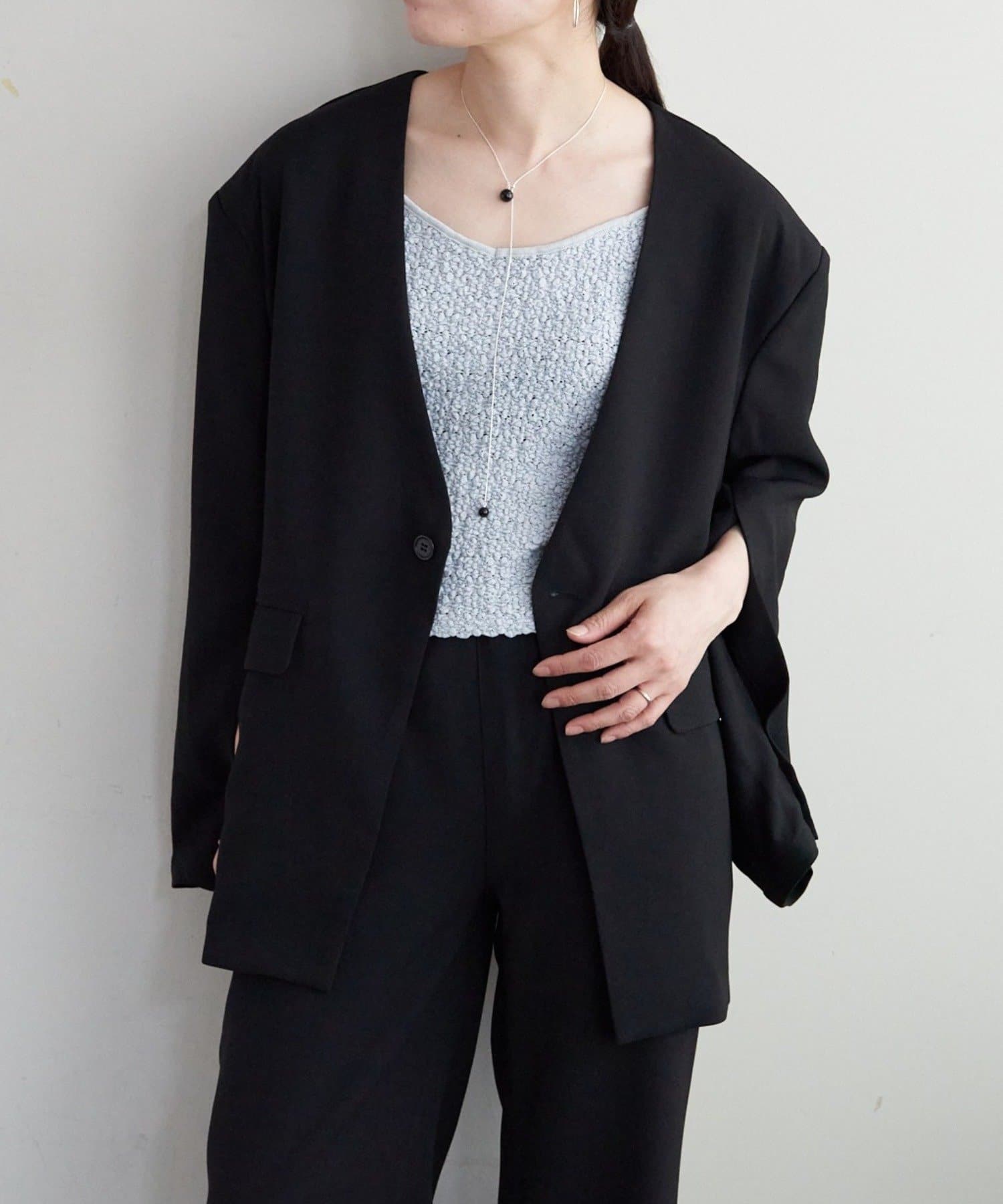 Pasterip(パセリ) Cozy dad jacket