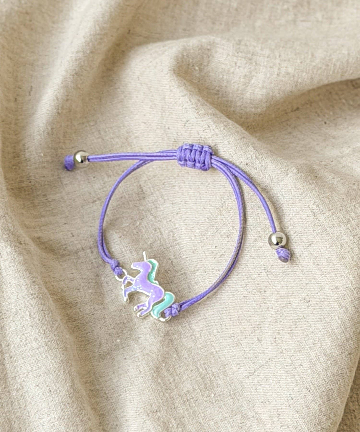 3COINS(スリーコインズ) ラメエポモチーフブレス／KIDS