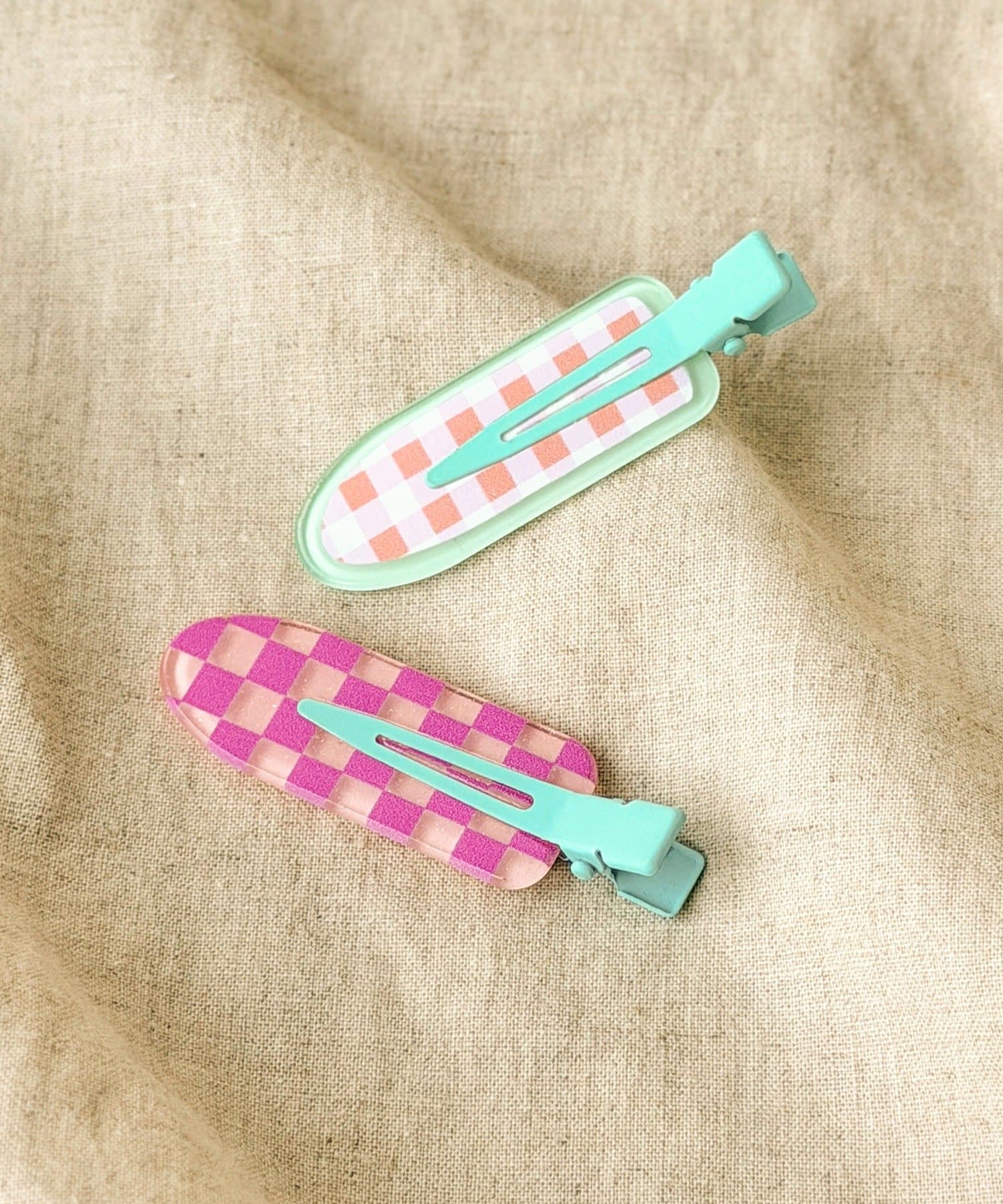 3COINS(スリーコインズ) プリント前髪クリップ2個セット／KIDS