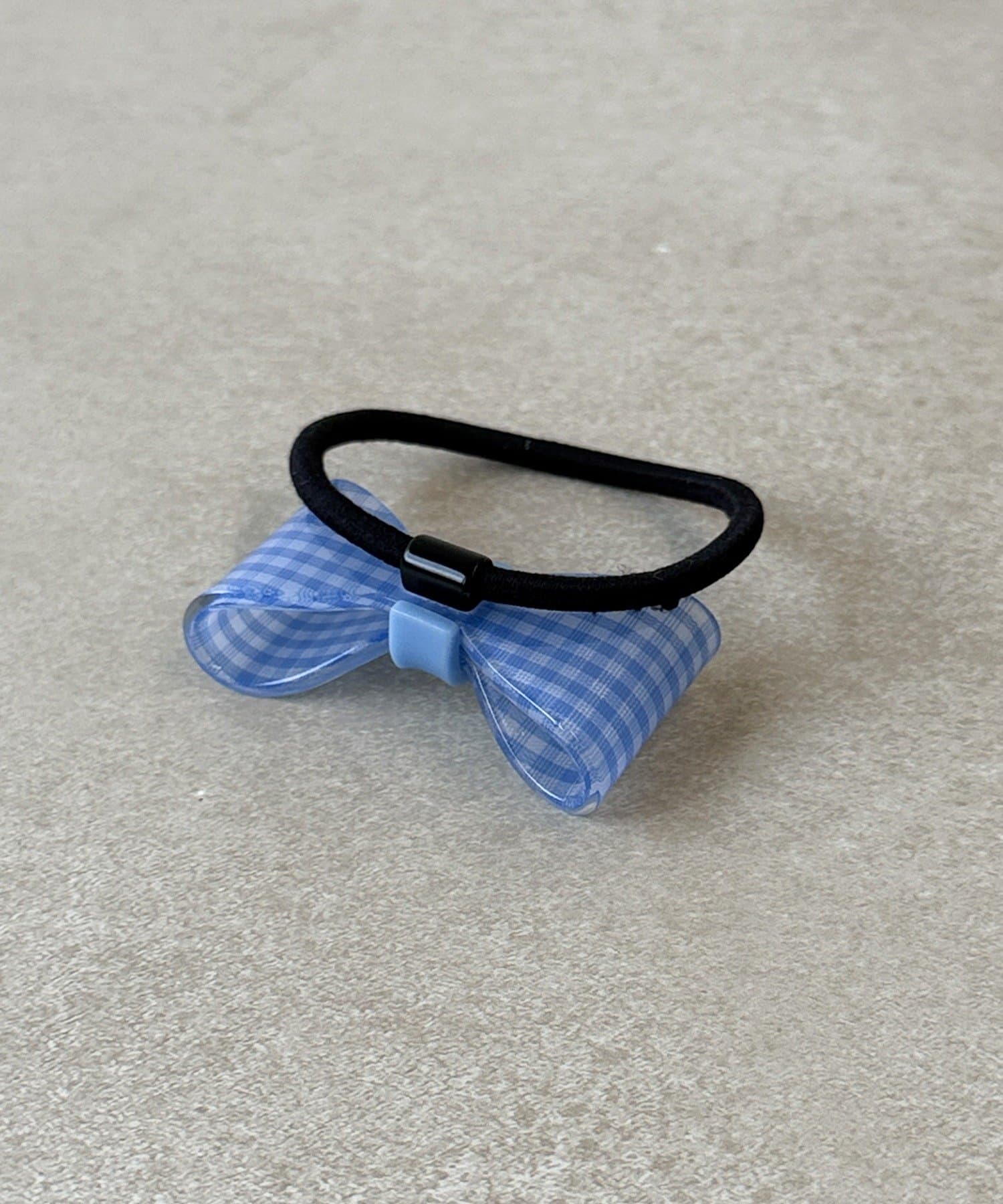 3COINS(スリーコインズ) ギンガムチェックポニー