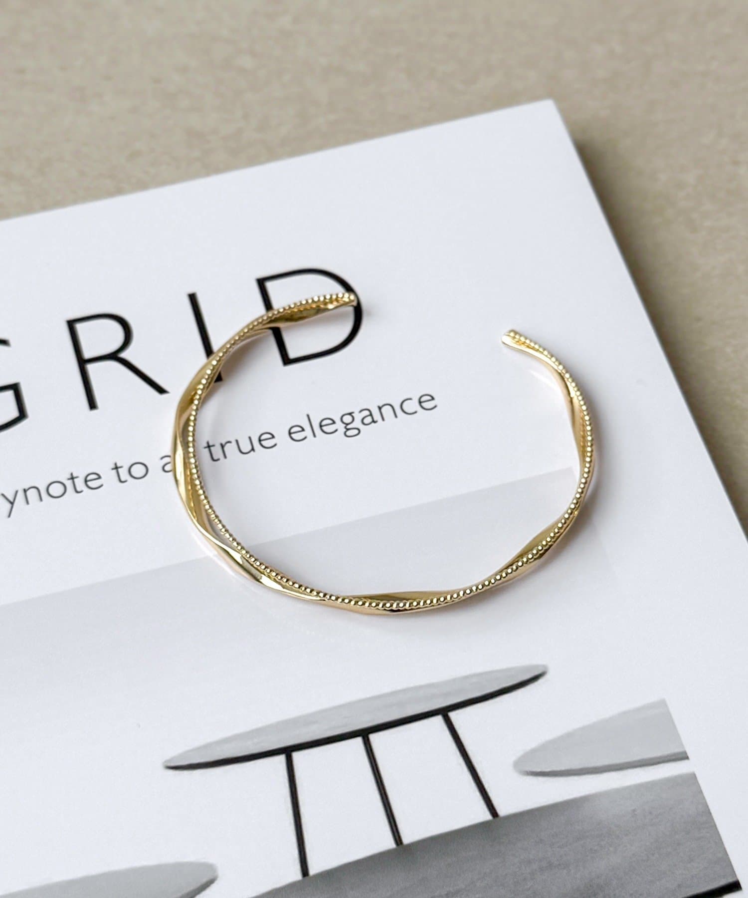 3COINS(スリーコインズ) 2連ヒネリメタルブレス